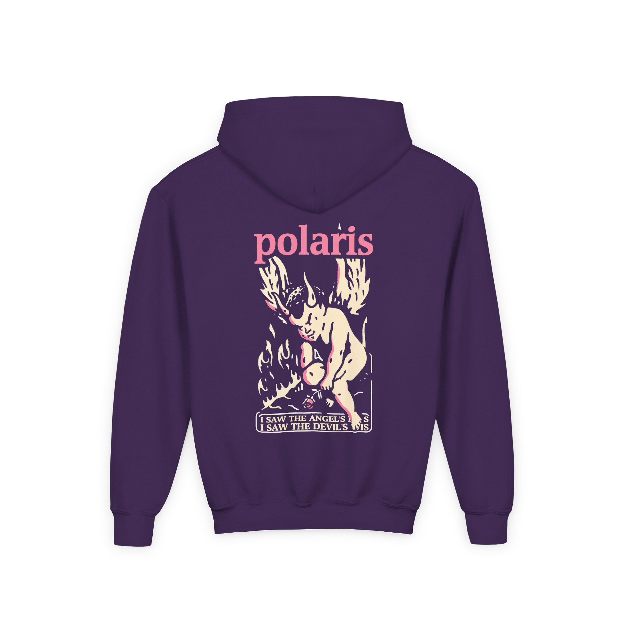 Polaris Devils Wings Youth Heavy Blend Hooded Sweatshirt - Image 12