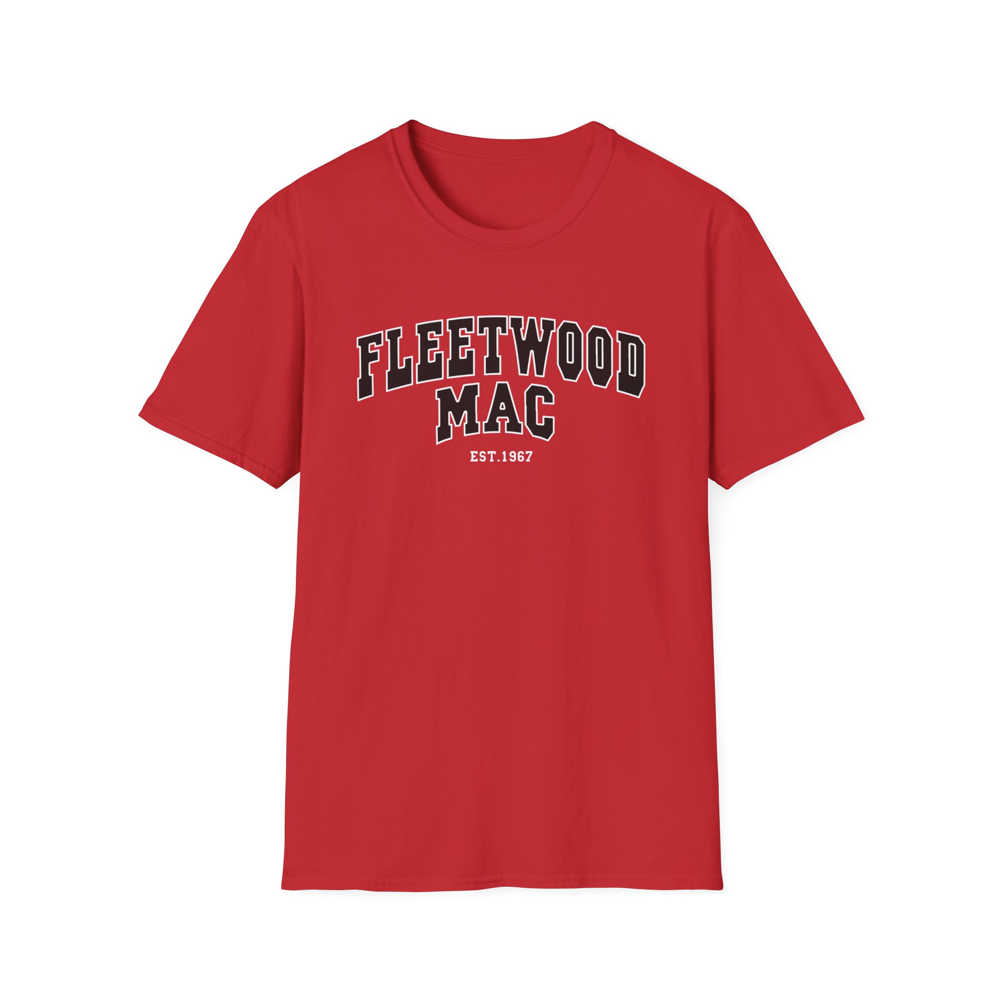 Fleetwood Mac Collegiate Unisex Softstyle T-Shirt - Image 23