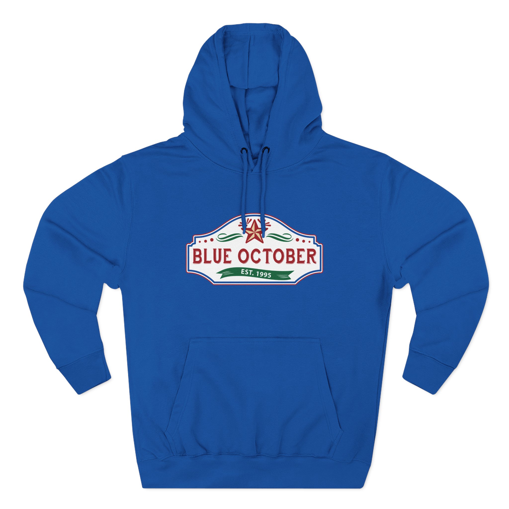 Blue October Est 1995 Three-Panel Fleece Hoodie - Image 7