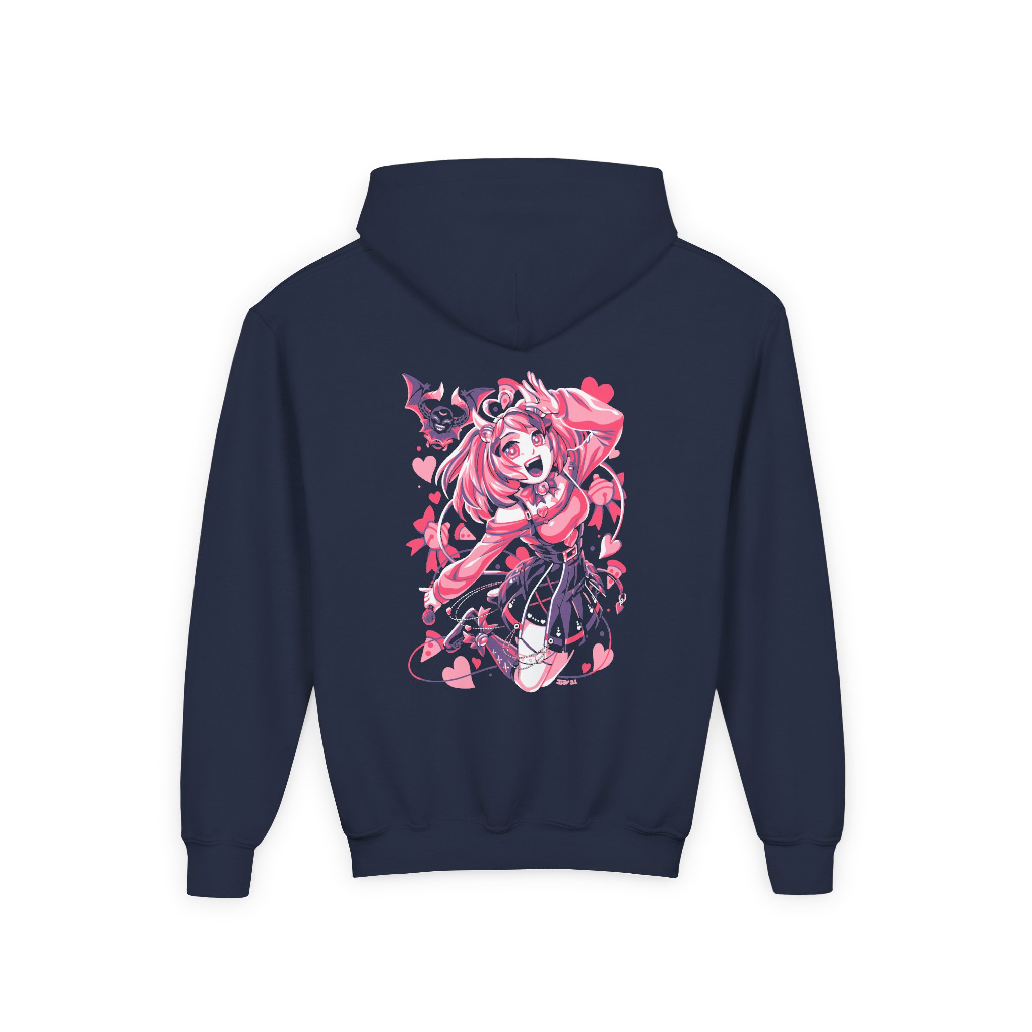 Ironmouse Anime Youth Heavy Blend Hooded Sweatshirt - Image 6