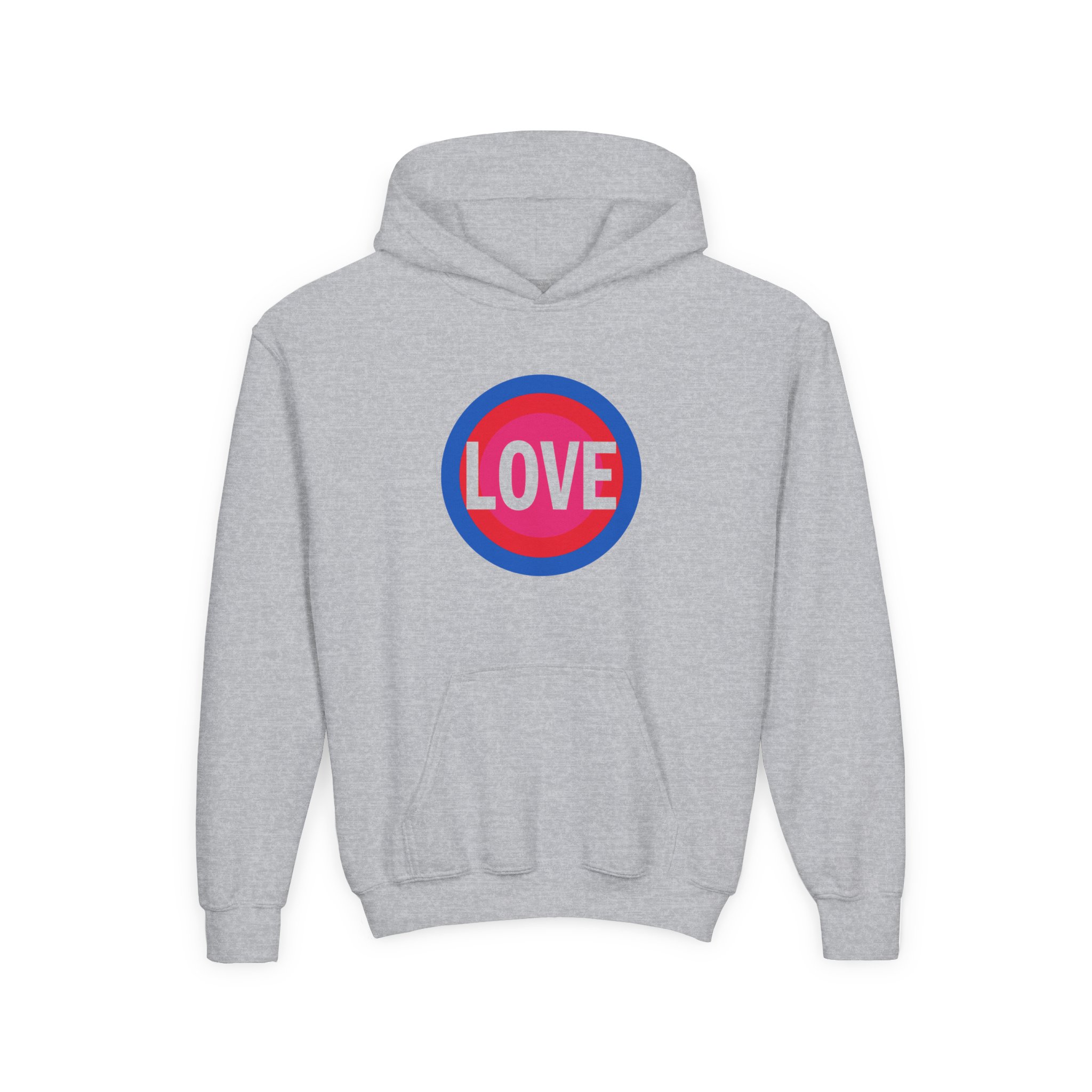 John Legend Love Circle Youth Heavy Blend Hooded Sweatshirt - Image 5