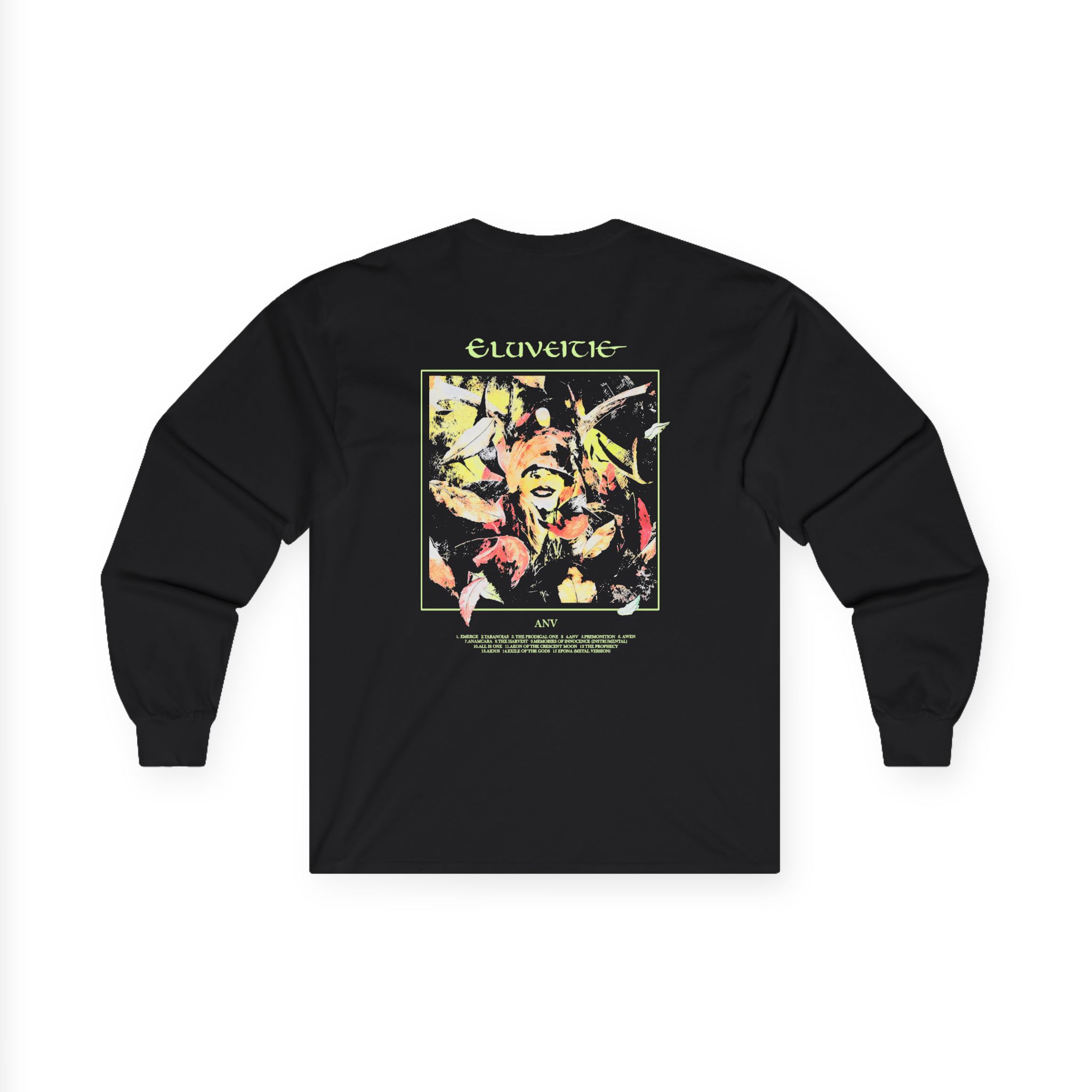 Eluveitie Leaves Unisex Ultra Cotton Long Sleeve Tee - Image 2
