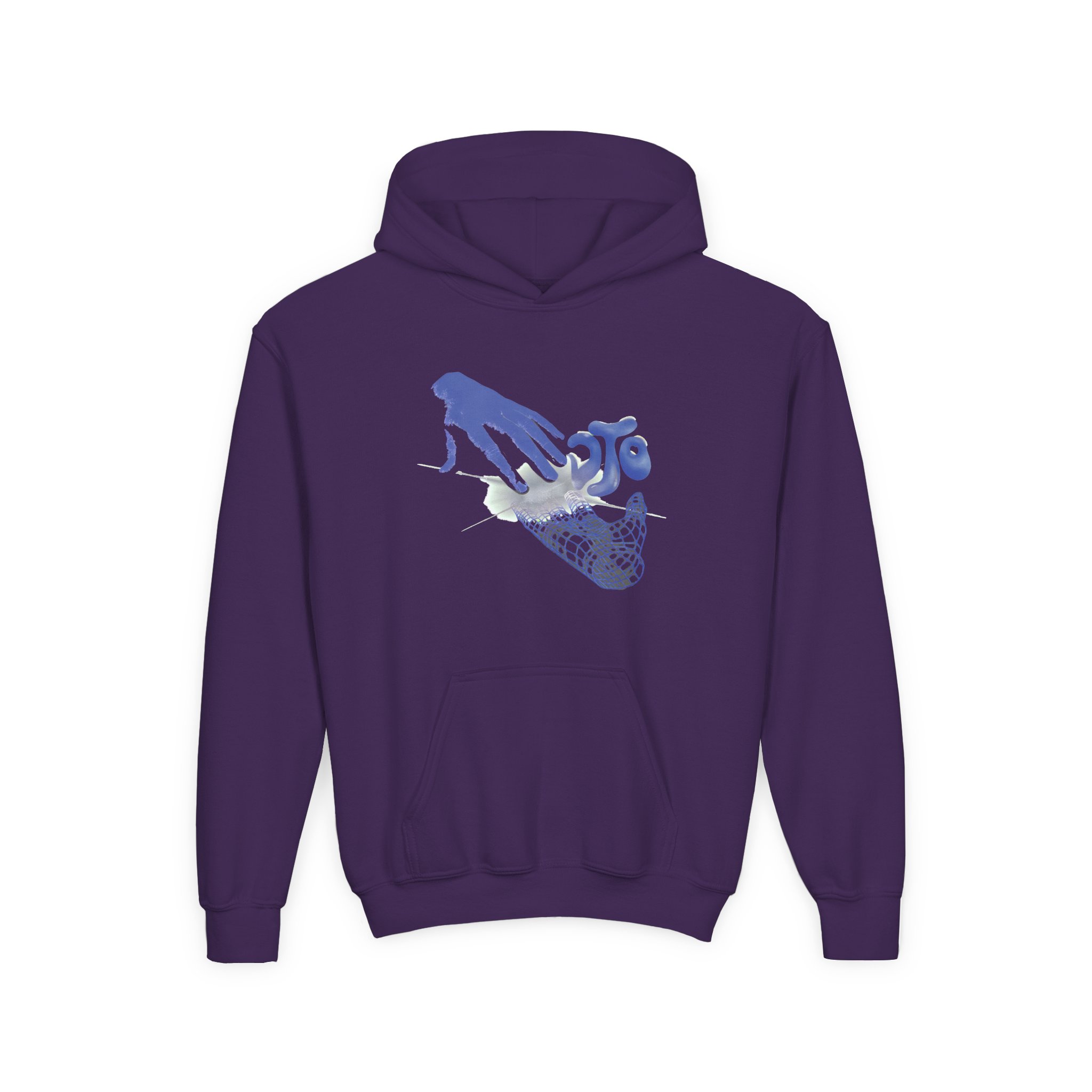 Djo Hands Joe Keery Youth Heavy Blend Hooded Sweatshirt - Image 7