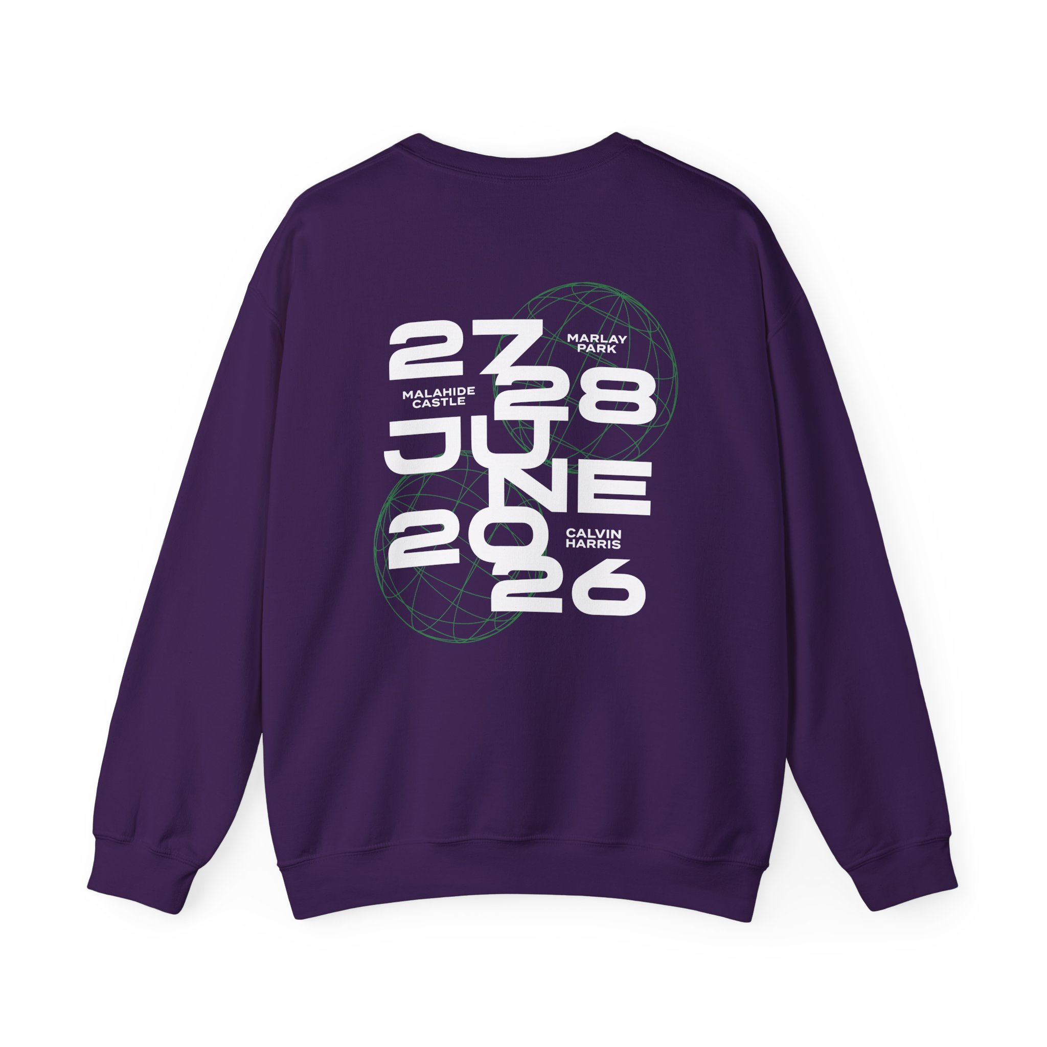 Calvin Harris Wireframe Marlay Park Unisex Heavy Blend™ Crewneck Sweatshirt - Image 14
