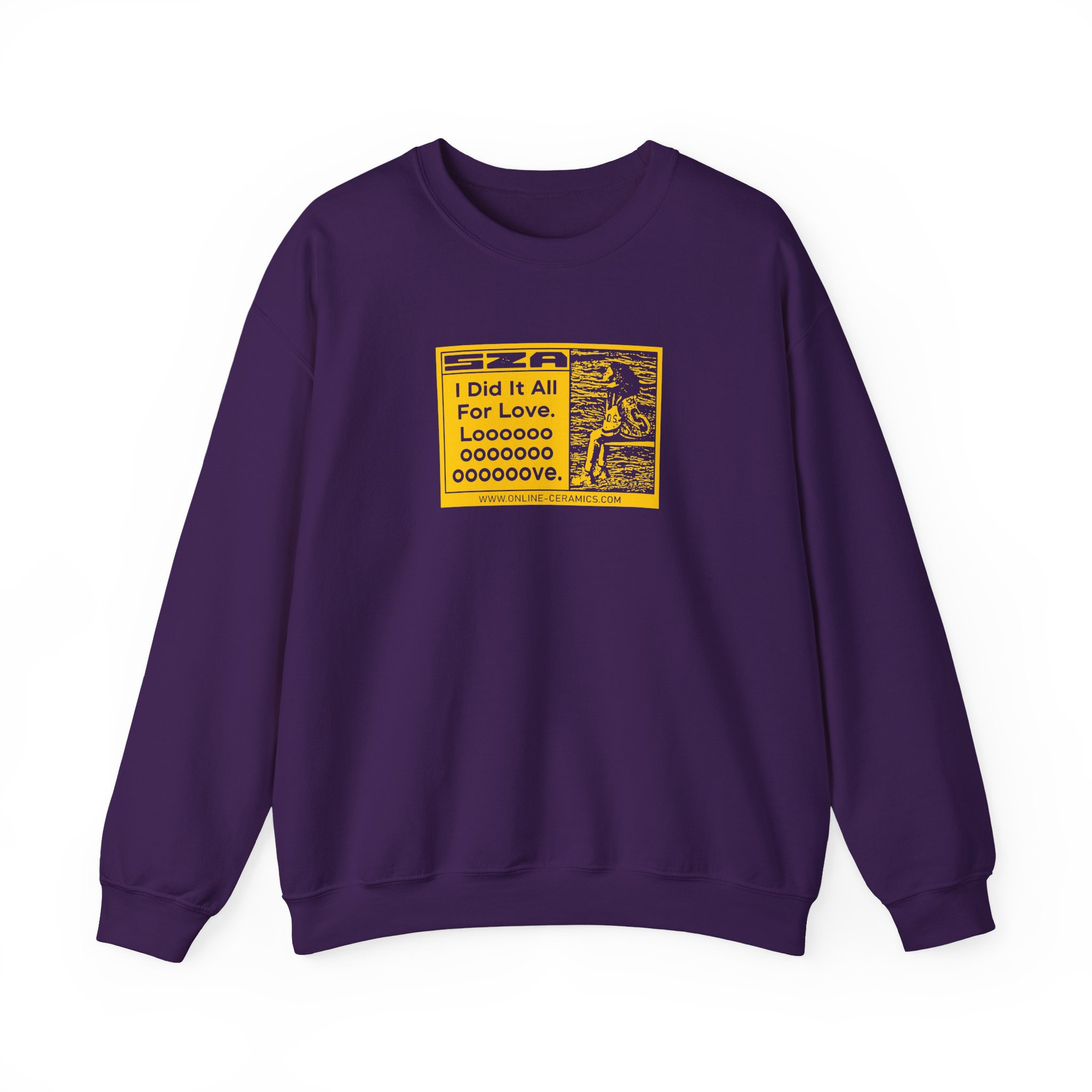Sza Sos I Did It All for Love North America Unisex Heavy Blend™ Crewneck Sweatshirt - Image 17