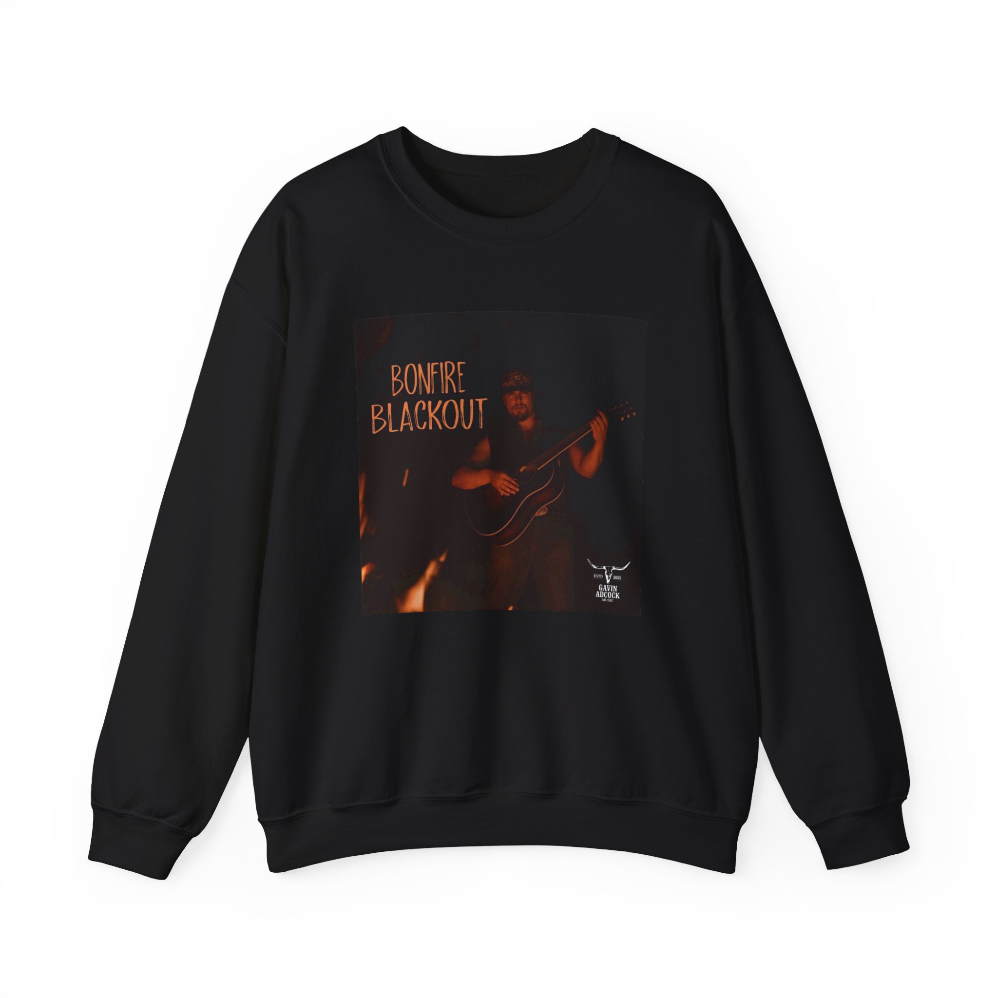 Gavin Adcock Bonfire Blackout Unisex Heavy Blend™ Crewneck Sweatshirt