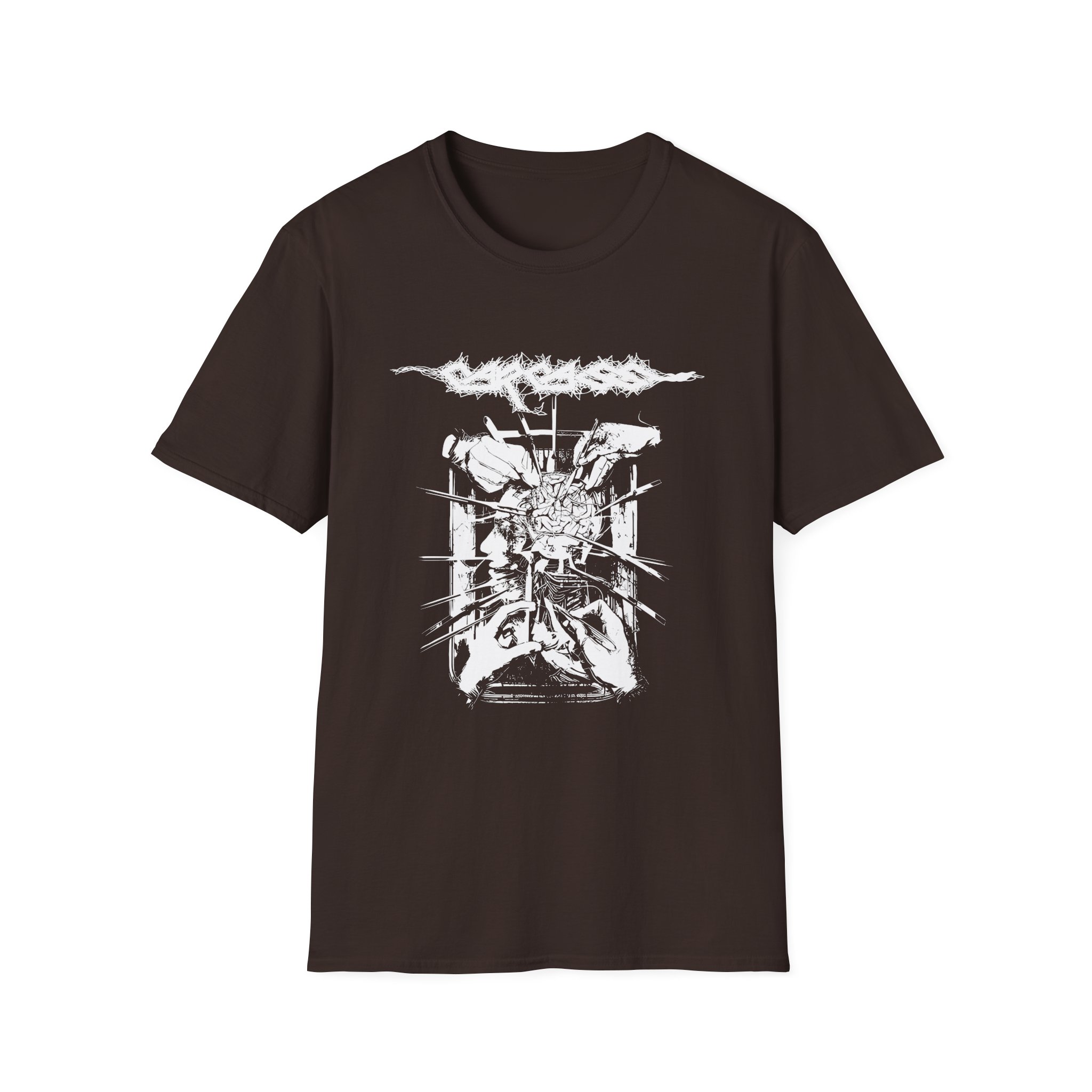 Carcass Rotten to the Gore Unisex Softstyle T-Shirt - Image 3