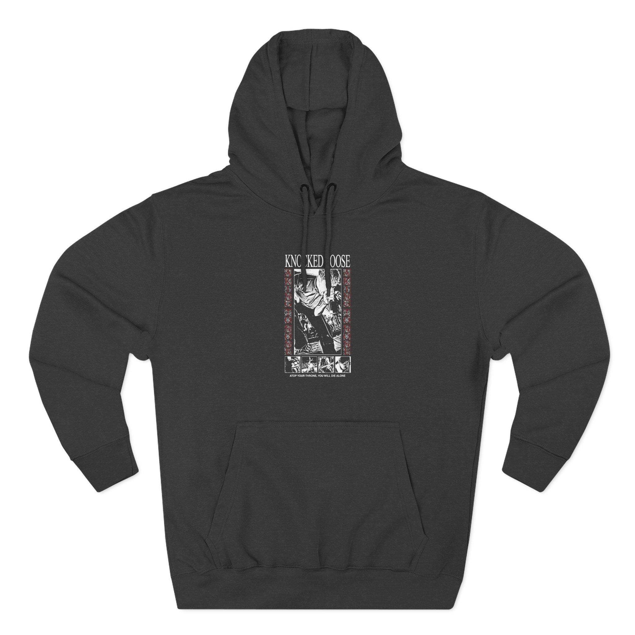 Knocked Loose Atop Your Throne Three-Panel Fleece Hoodie - Image 3