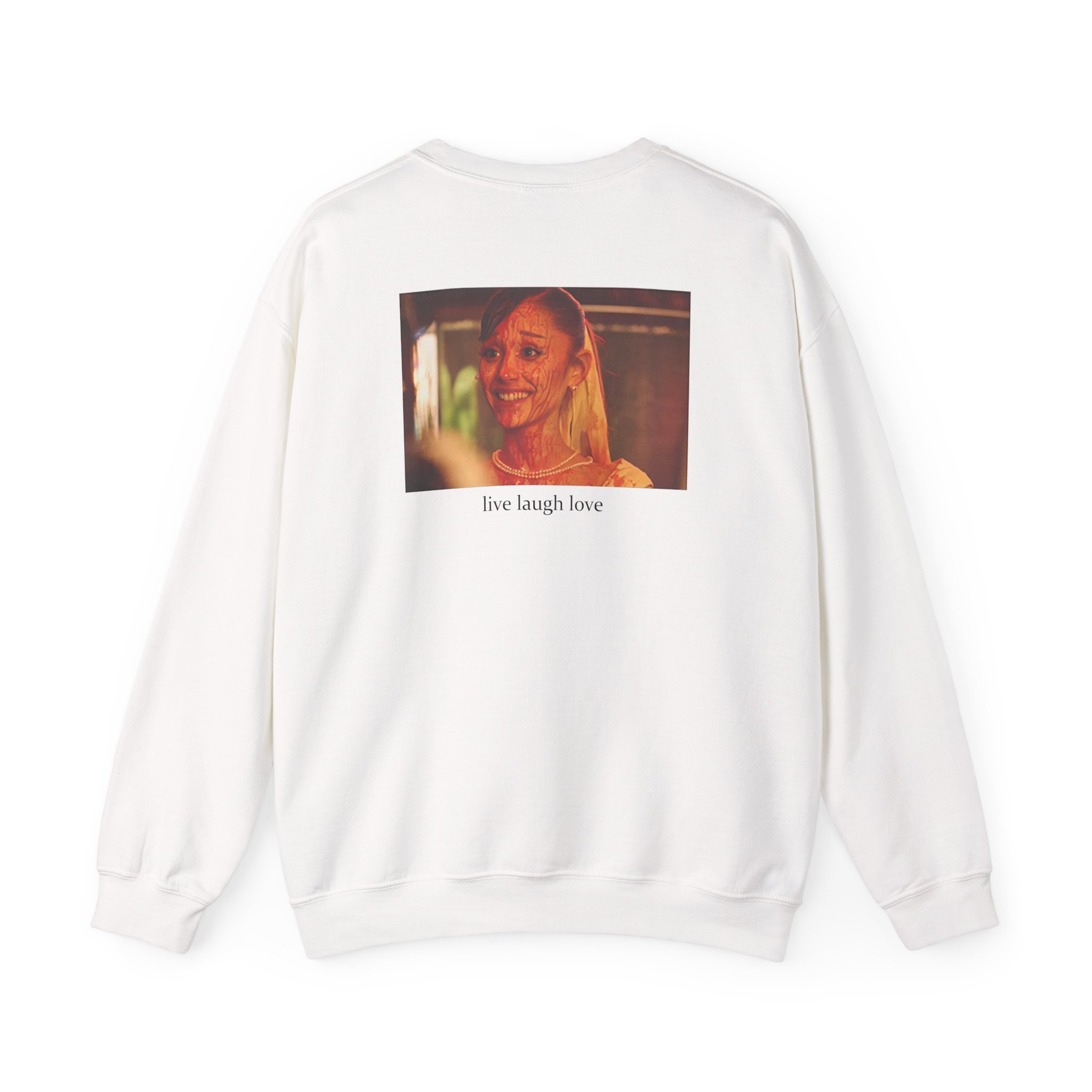 AG petal live laugh love Unisex Heavy Blend™ Crewneck Sweatshirt - Image 2