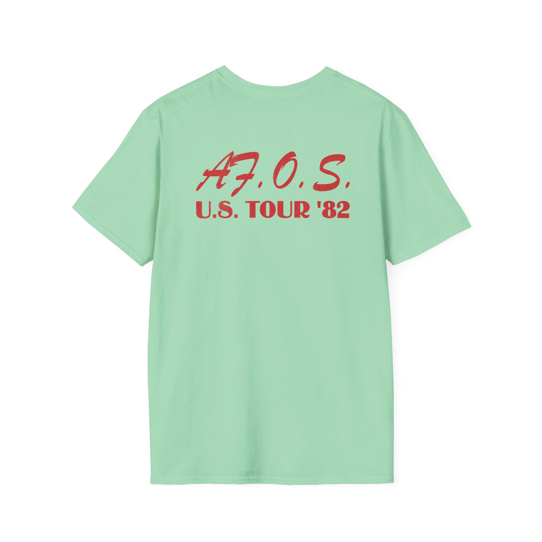 A Flock of Seagulls Us 1982 Tour Unisex Softstyle T-Shirt - Image 14
