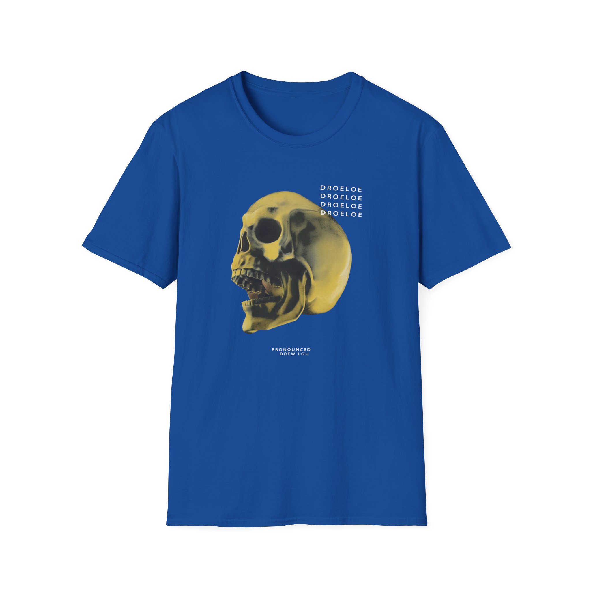 Deadbeats Gold Skull Unisex Softstyle T-Shirt - Image 17