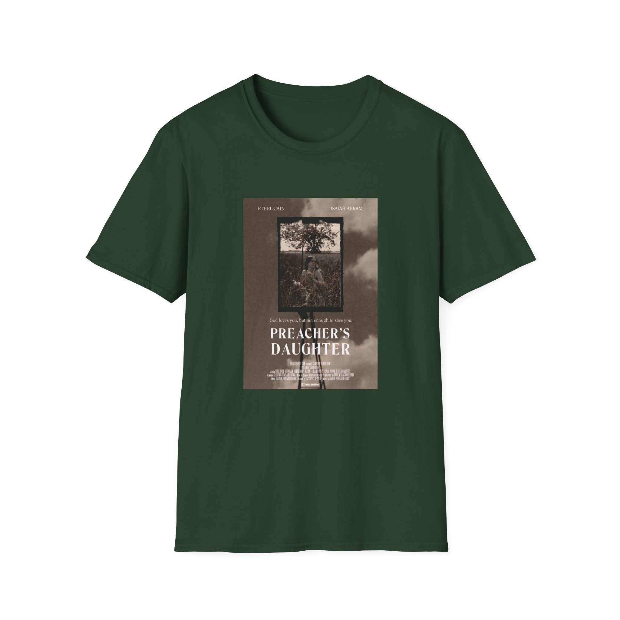 Ethel Cain Preacher's Daughter Movie Poster Unisex Softstyle T-Shirt - Image 7