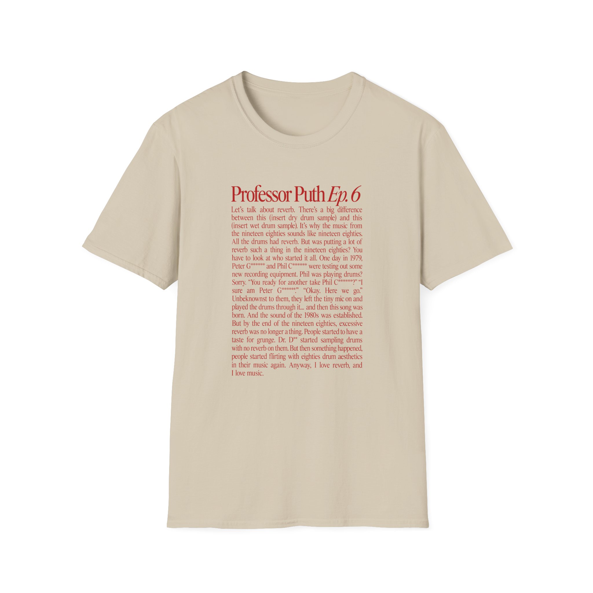 Charlie Puth Professor Puth Unisex Softstyle T-shirt - Image 3