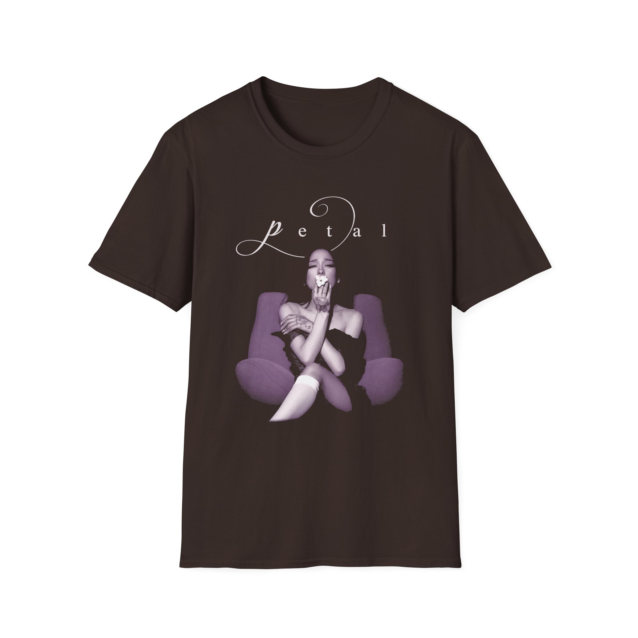 AG petal script Unisex Softstyle T-Shirt - Image 3