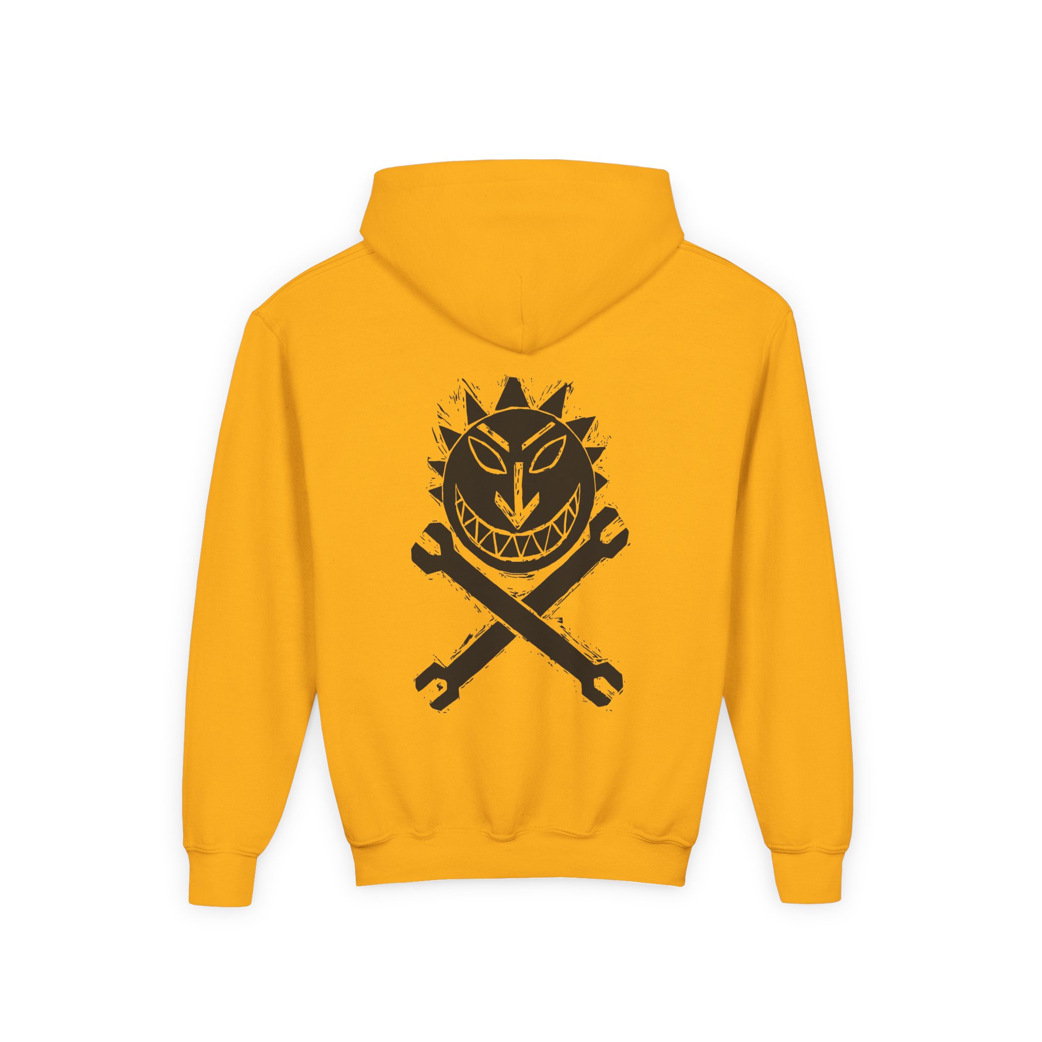 Levellers Sun & Spanners Youth Heavy Blend Hooded Sweatshirt - Image 6