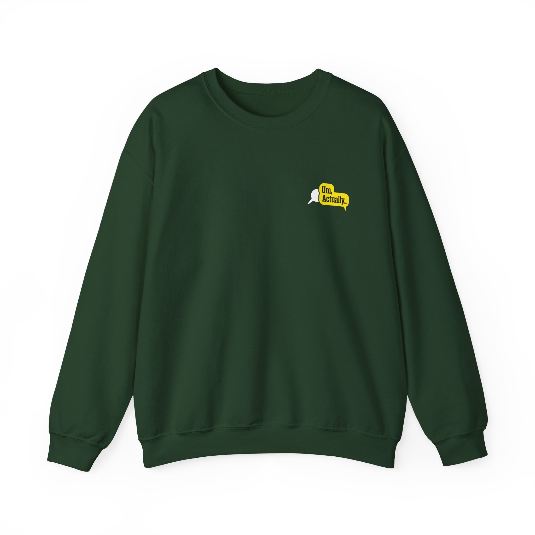 Dropout Um, Actually Fact Checker Unisex Heavy Blend™ Crewneck Sweatshirt - Image 7