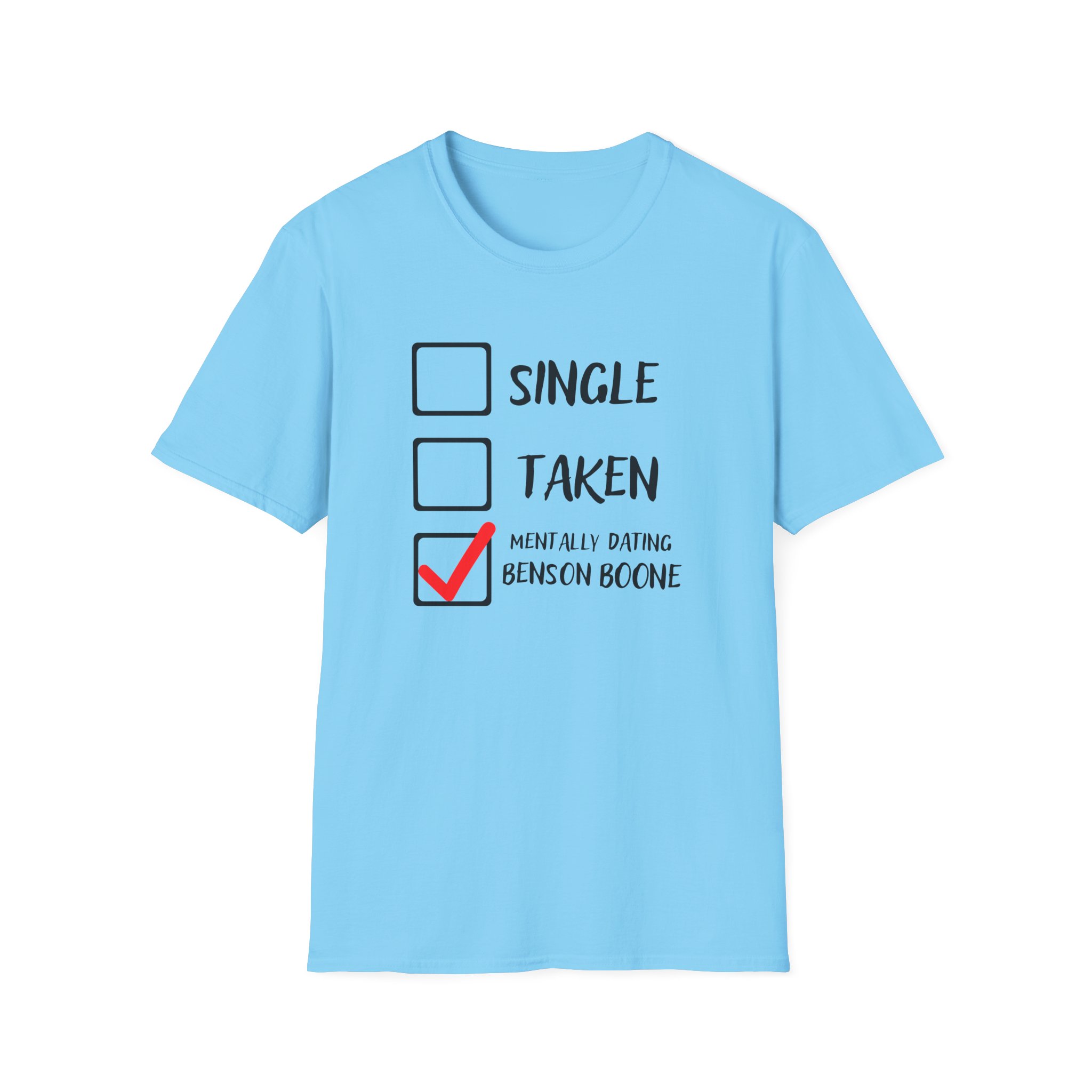 Benson Boone Mentally Dating Unisex Softstyle T-Shirt - Image 13