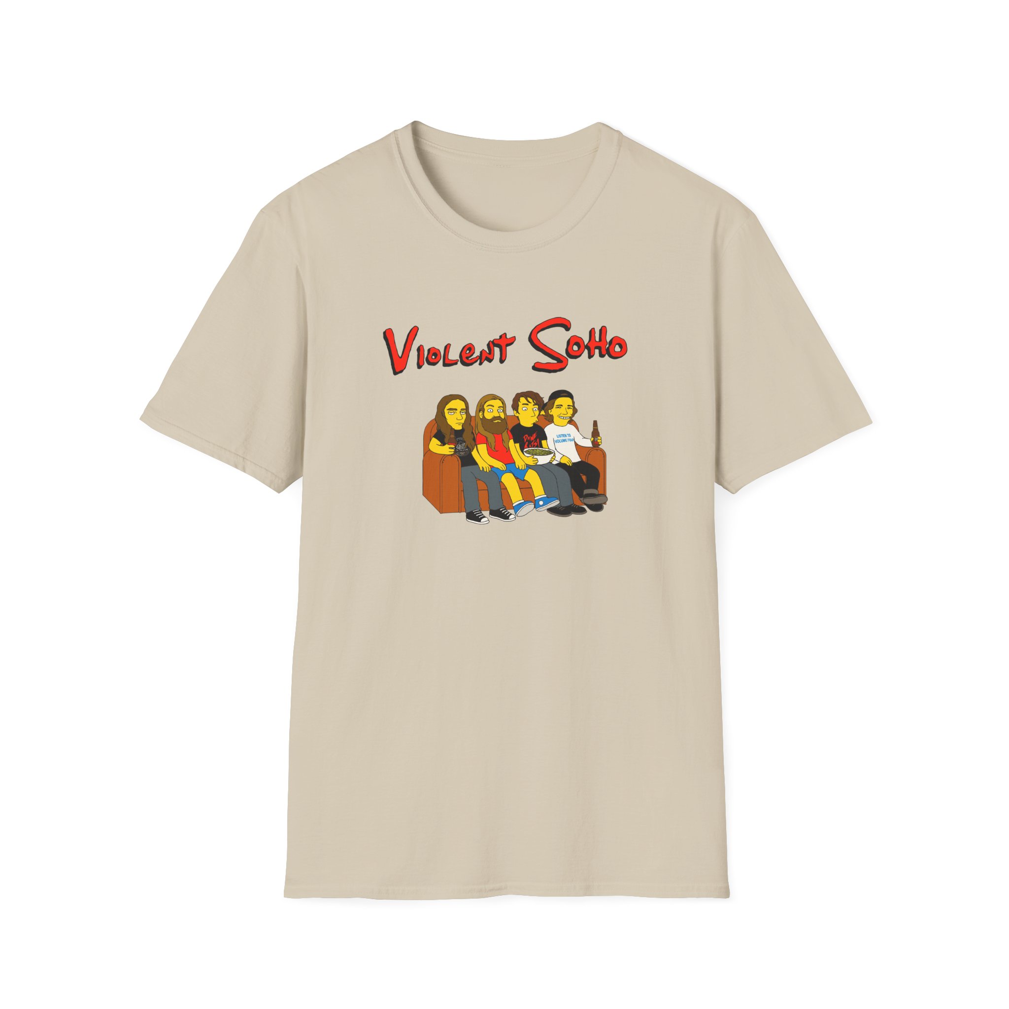 Violent Soho Springfield 4122 Unisex Softstyle T-Shirt - Image 3