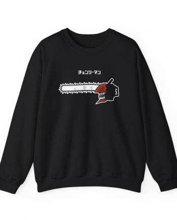 Chainsaw Man Flaming Unisex Heavy Blend™ Crewneck Sweatshirt