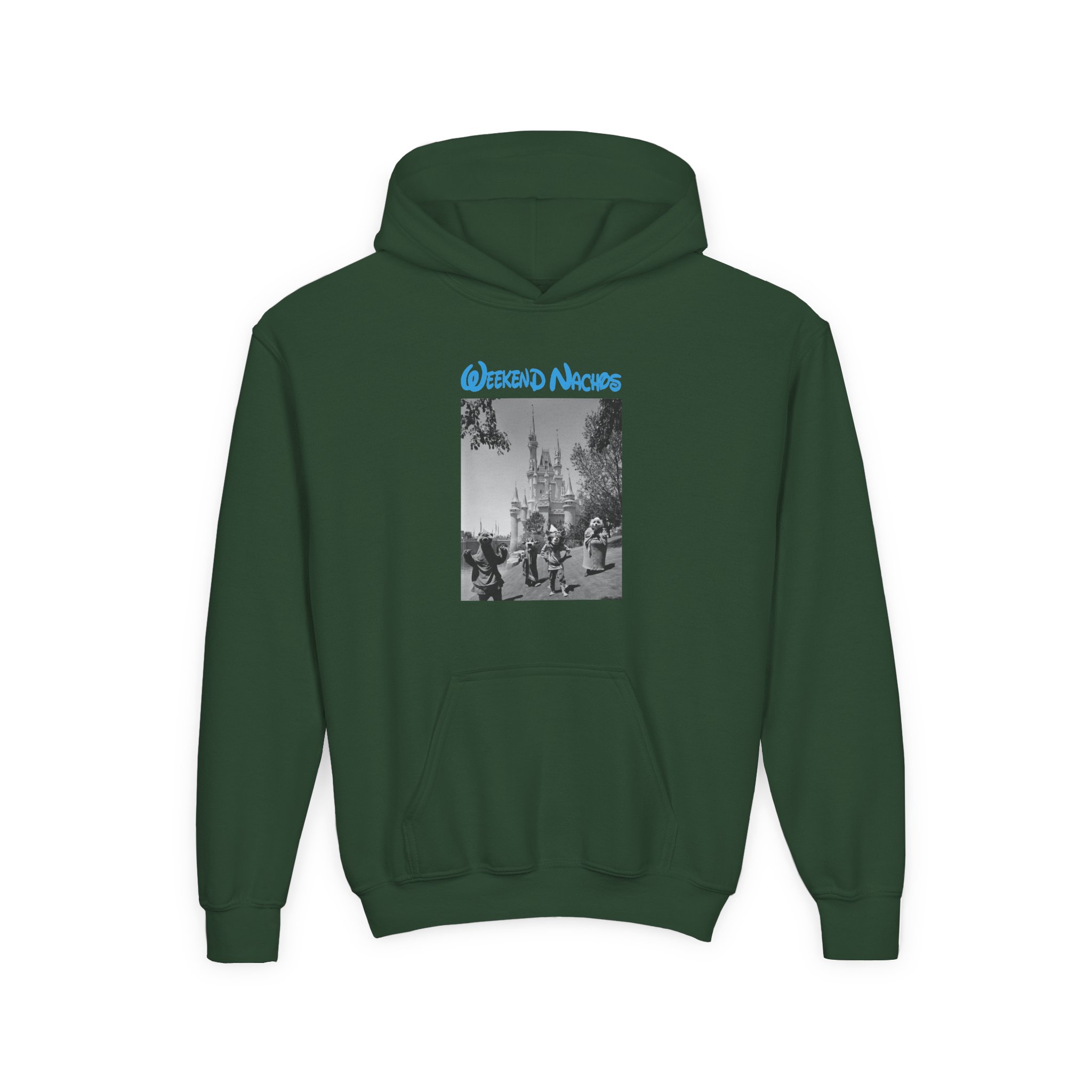 Youth Weekend Nachos Sound and Fury Heavy Blend Hooded Sweatshirt - Image 5
