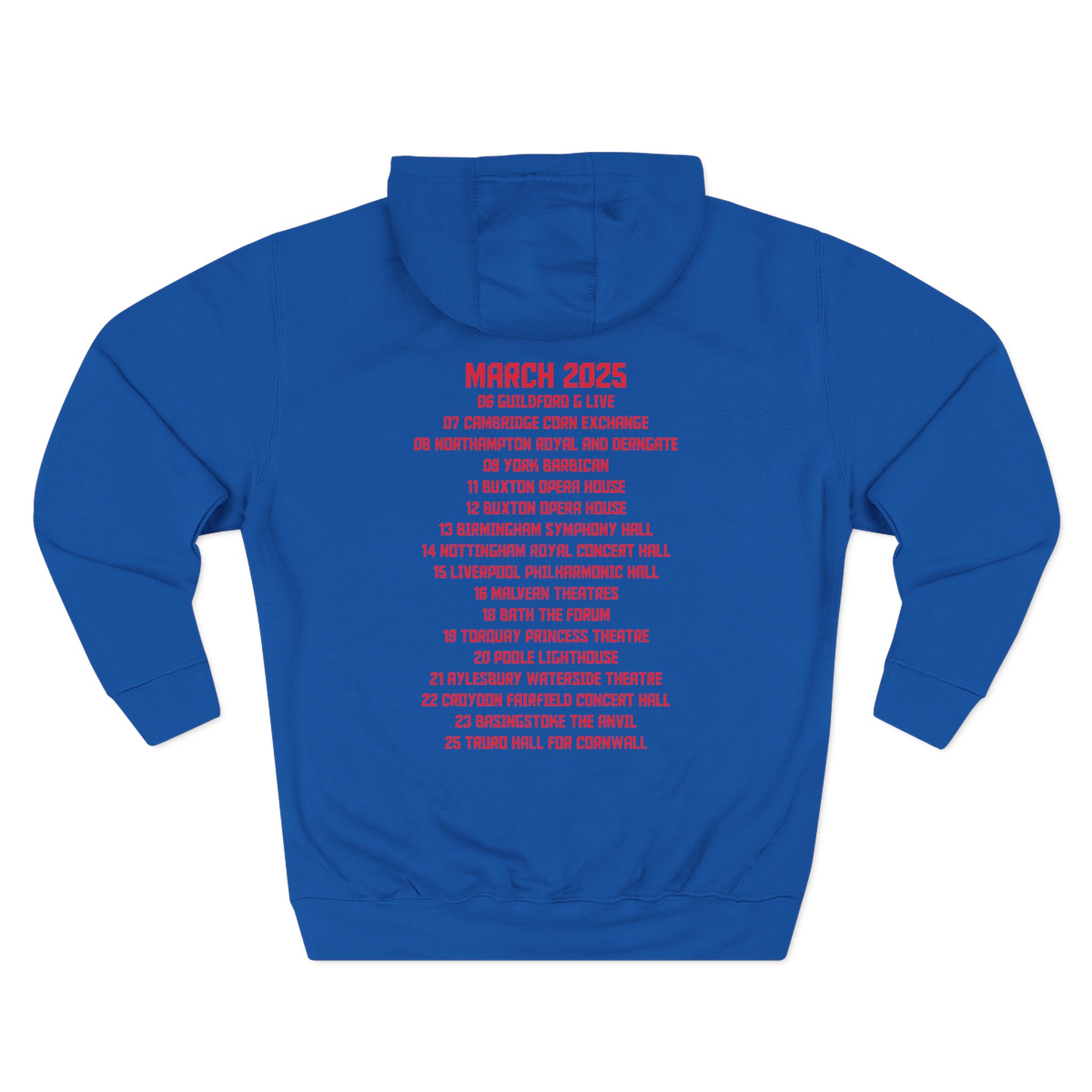 Levellers 2025 March We the Collective Tour Three-Panel Fleece Hoodie - Image 8