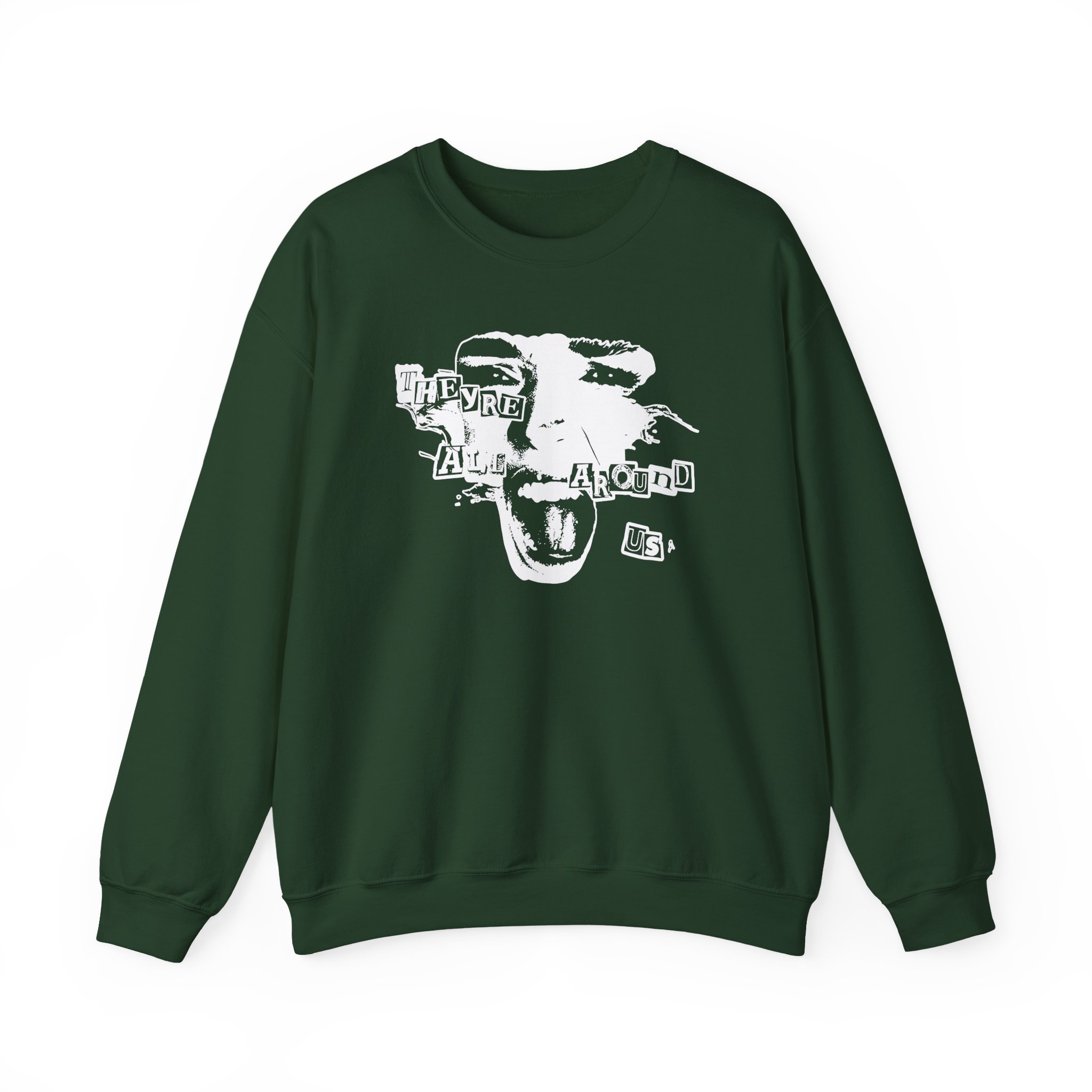 Poppy They're All Around Us Unisex Heavy Blend™ Crewneck Sweatshirt - Image 5