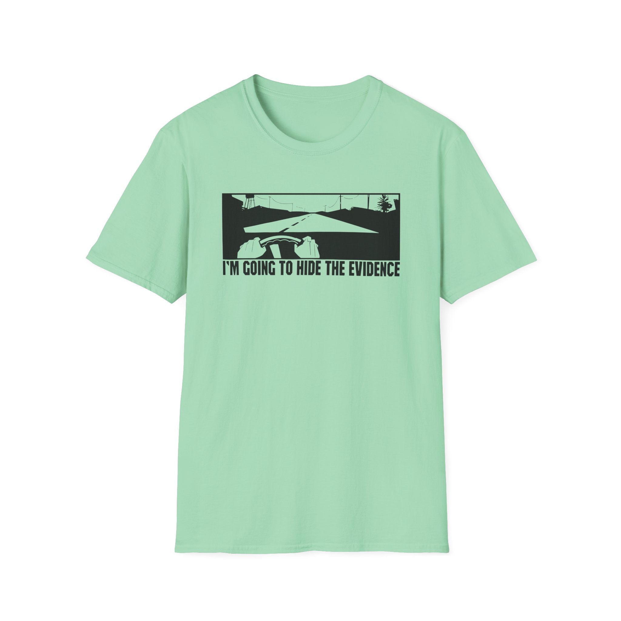Shroud Hide The Evidence Unisex Softstyle T-Shirt - Image 13