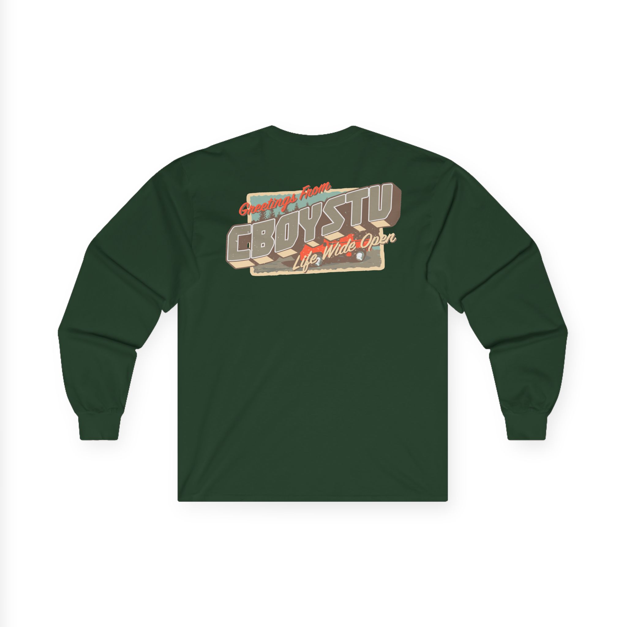 Cboystv Postcard Unisex Ultra Cotton Long Sleeve Tee - Image 12
