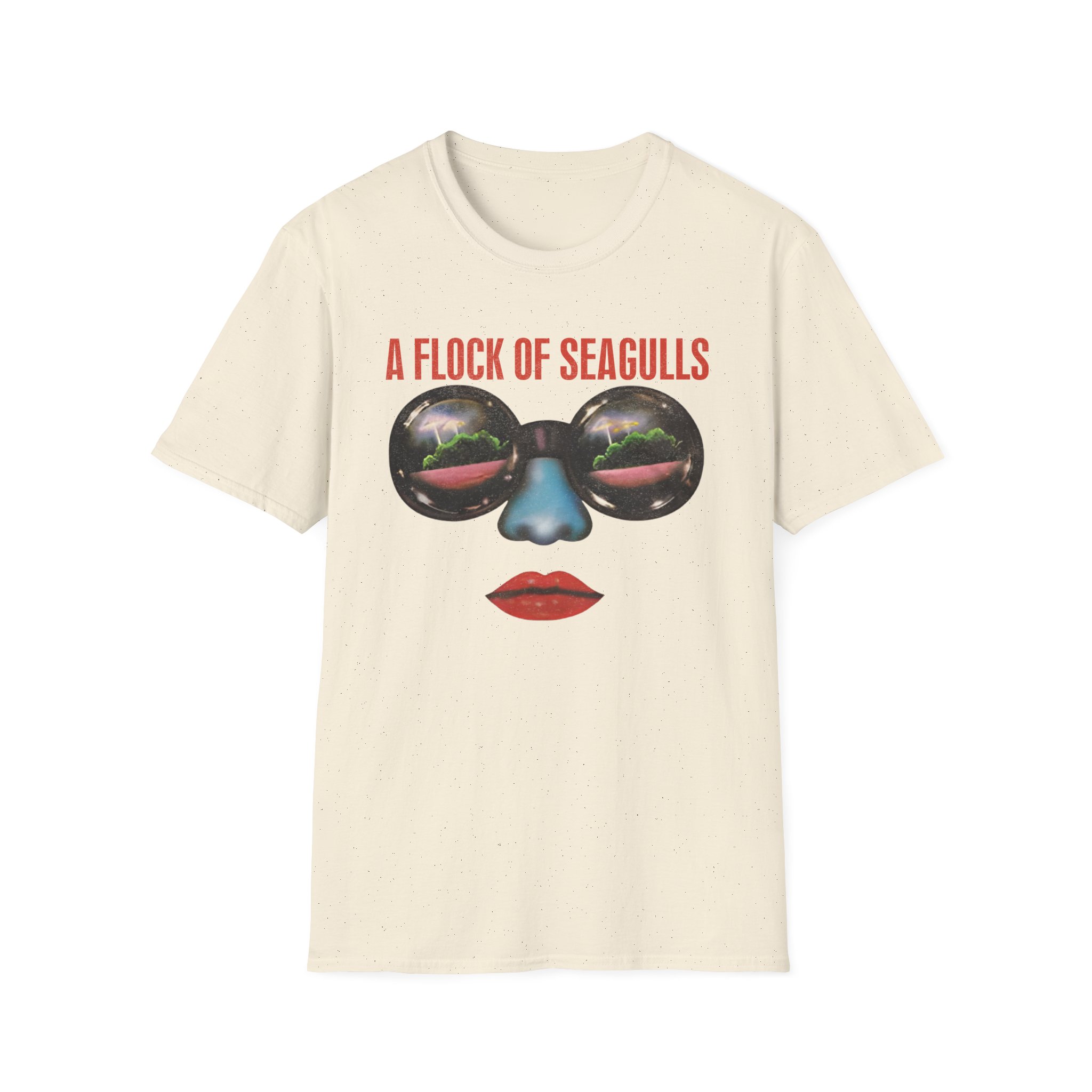 A Flock of Seagulls Us 1982 Tour Unisex Softstyle T-Shirt - Image 9