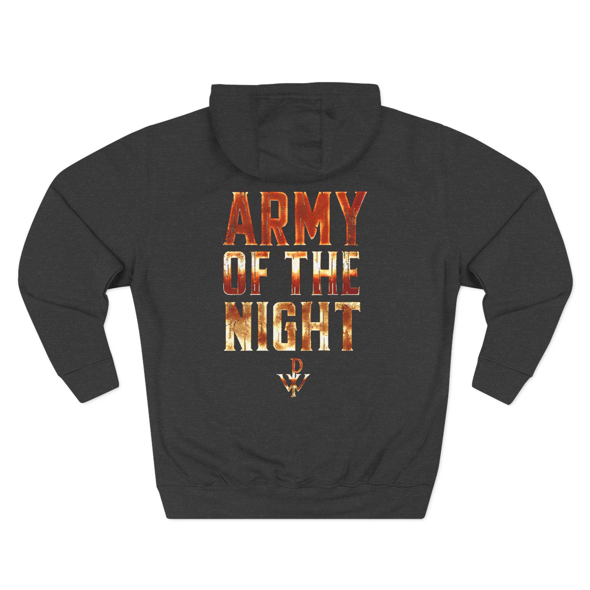 Powerwolf Army of the Night Three-Panel Fleece Hoodie - Image 4