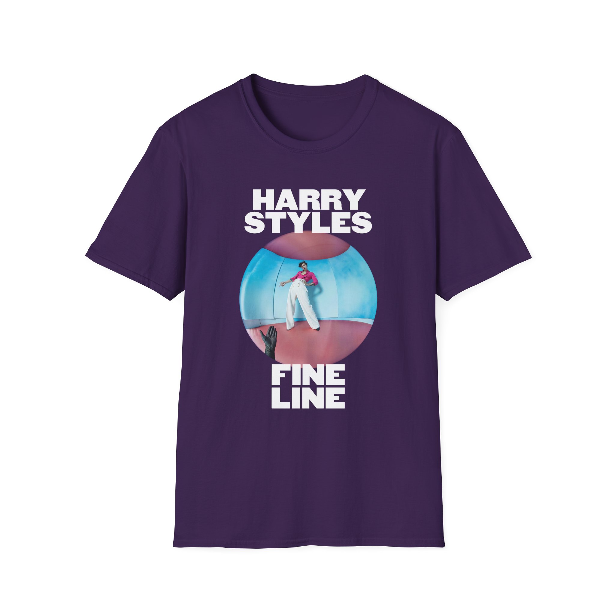 Love on Tour Harry Styles Fine Line Unisex Softstyle T-Shirt - Image 17