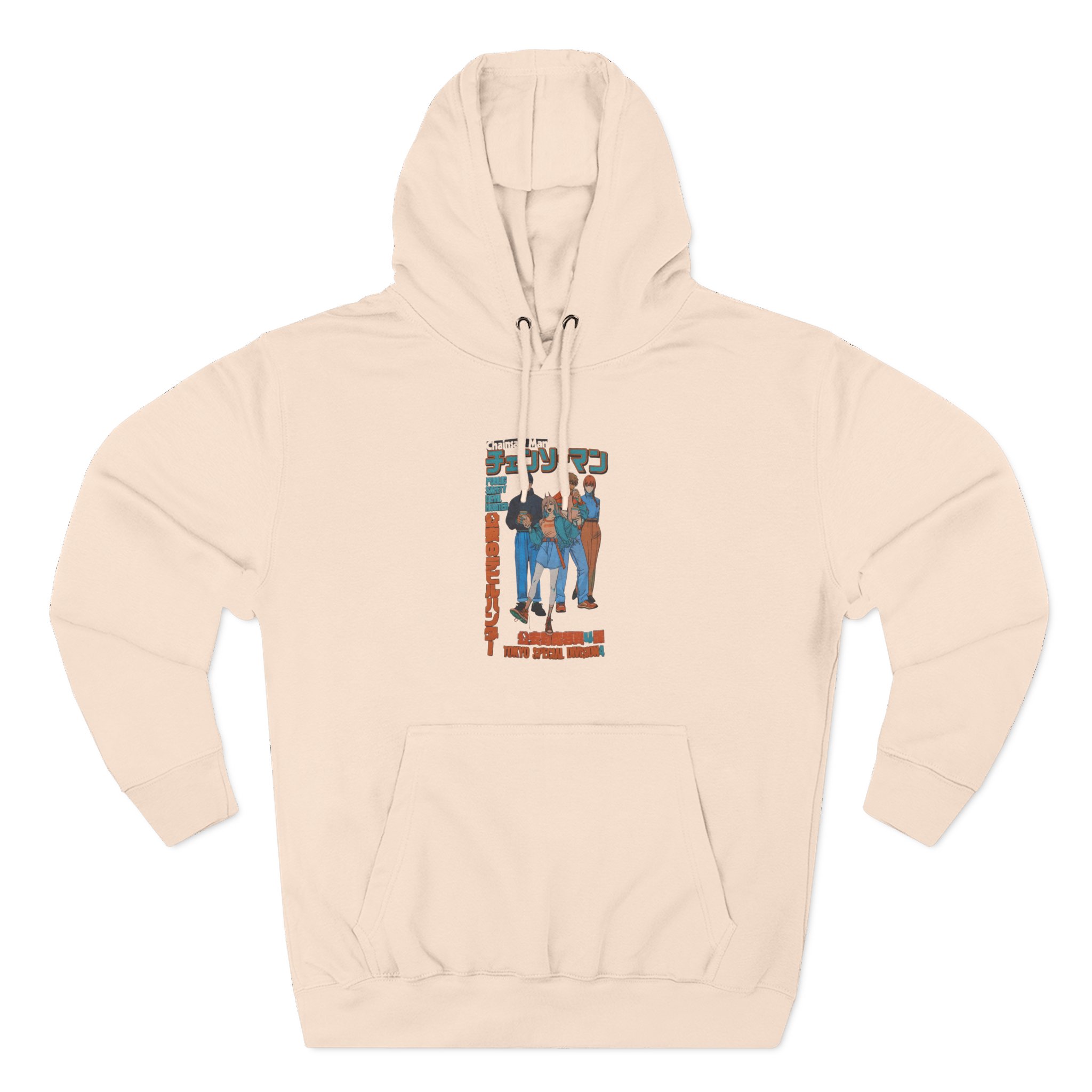 Chainsaw Man Group Three-Panel Fleece Hoodie - Image 5