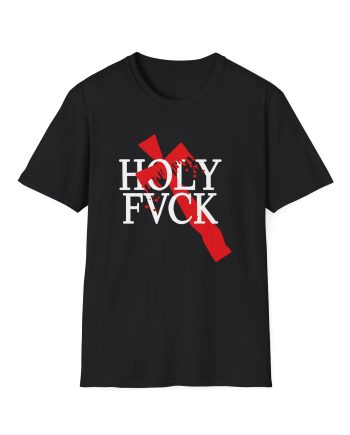 D L Bleeding Cross Unisex Softstyle T-Shirt