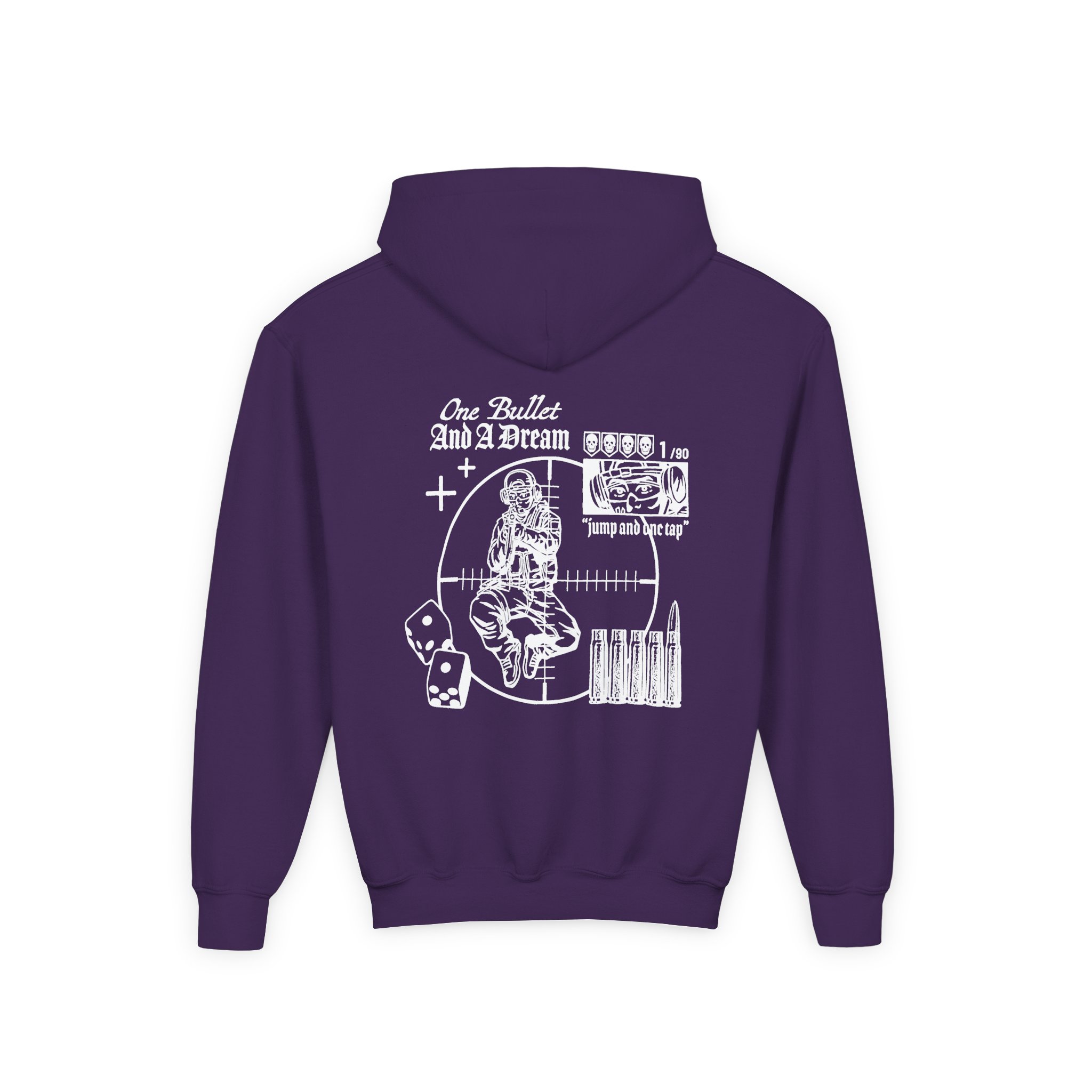 Shroud One Bulle Youth Heavy Blend Hooded Sweatshirt - Image 10