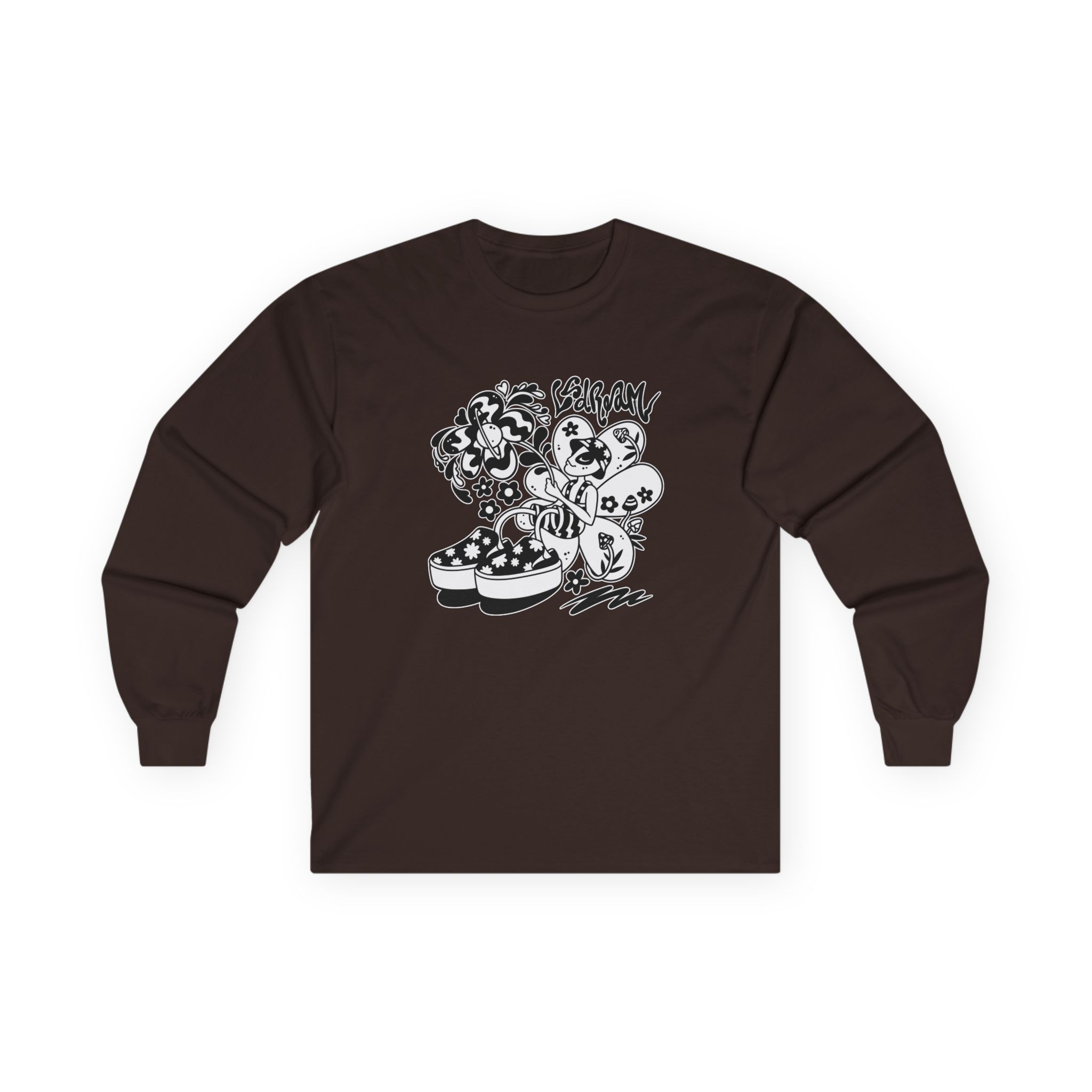 Lsdream Intergalactic Bloom Unisex Ultra Cotton Long Sleeve Tee - Image 5