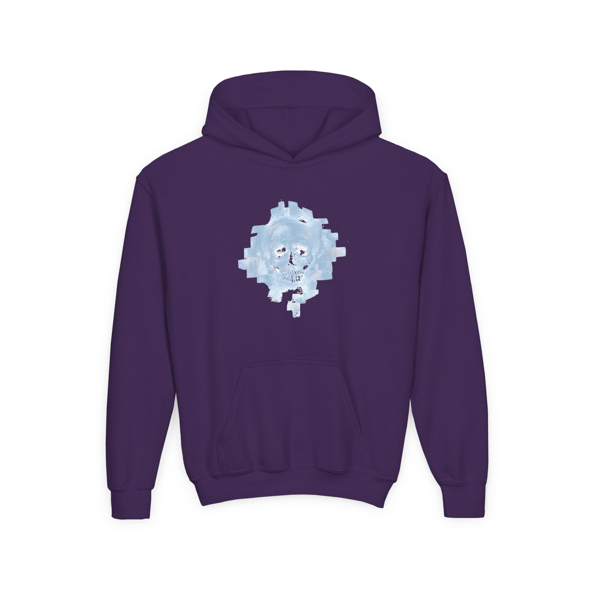Thunderdome Skull Youth Heavy Blend Hooded Sweatshirt - Image 7