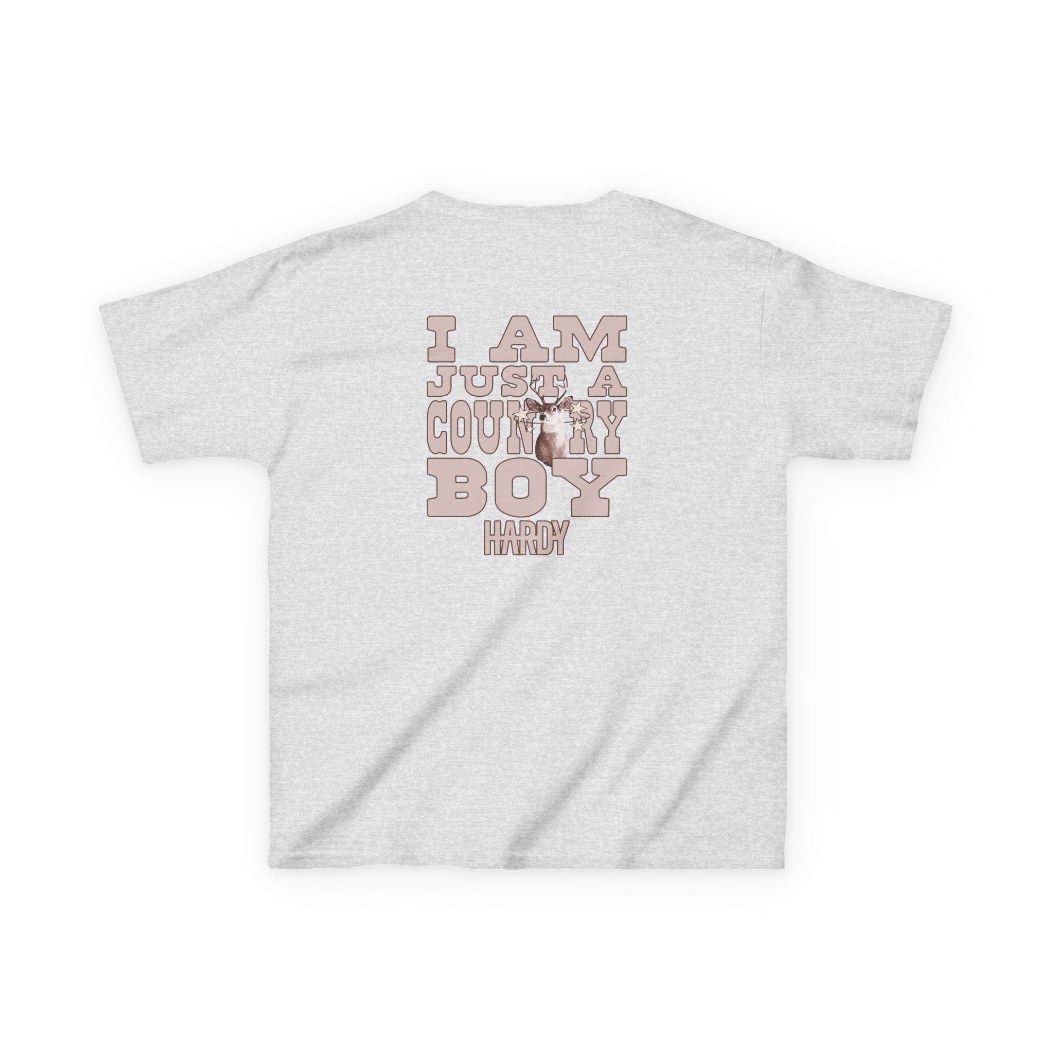Hd I Am Just a Country Boy Crewneck Kids Heavy Cotton™ Tee - Image 4