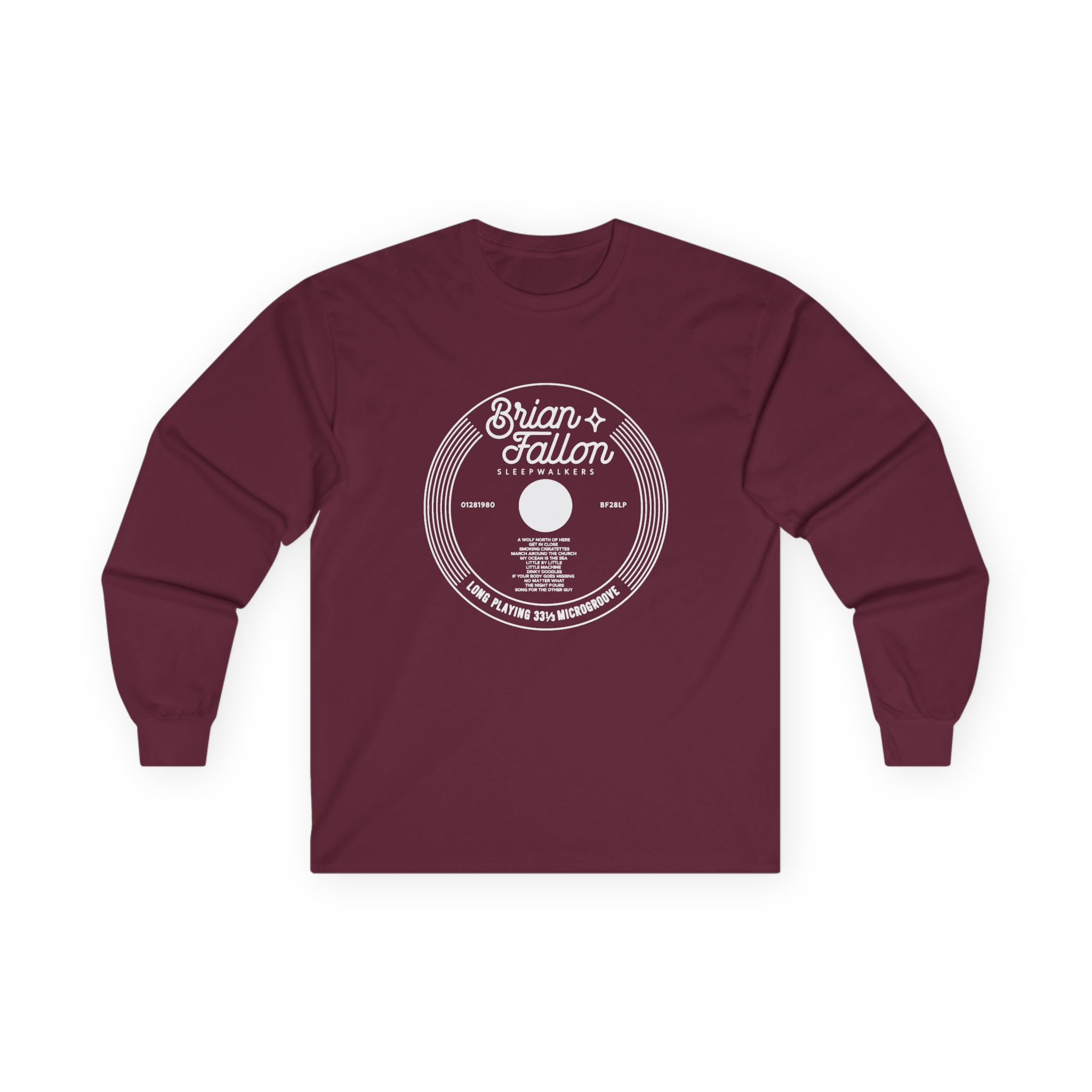 Brian Fallon Record Unisex Ultra Cotton Long Sleeve Tee - Image 3