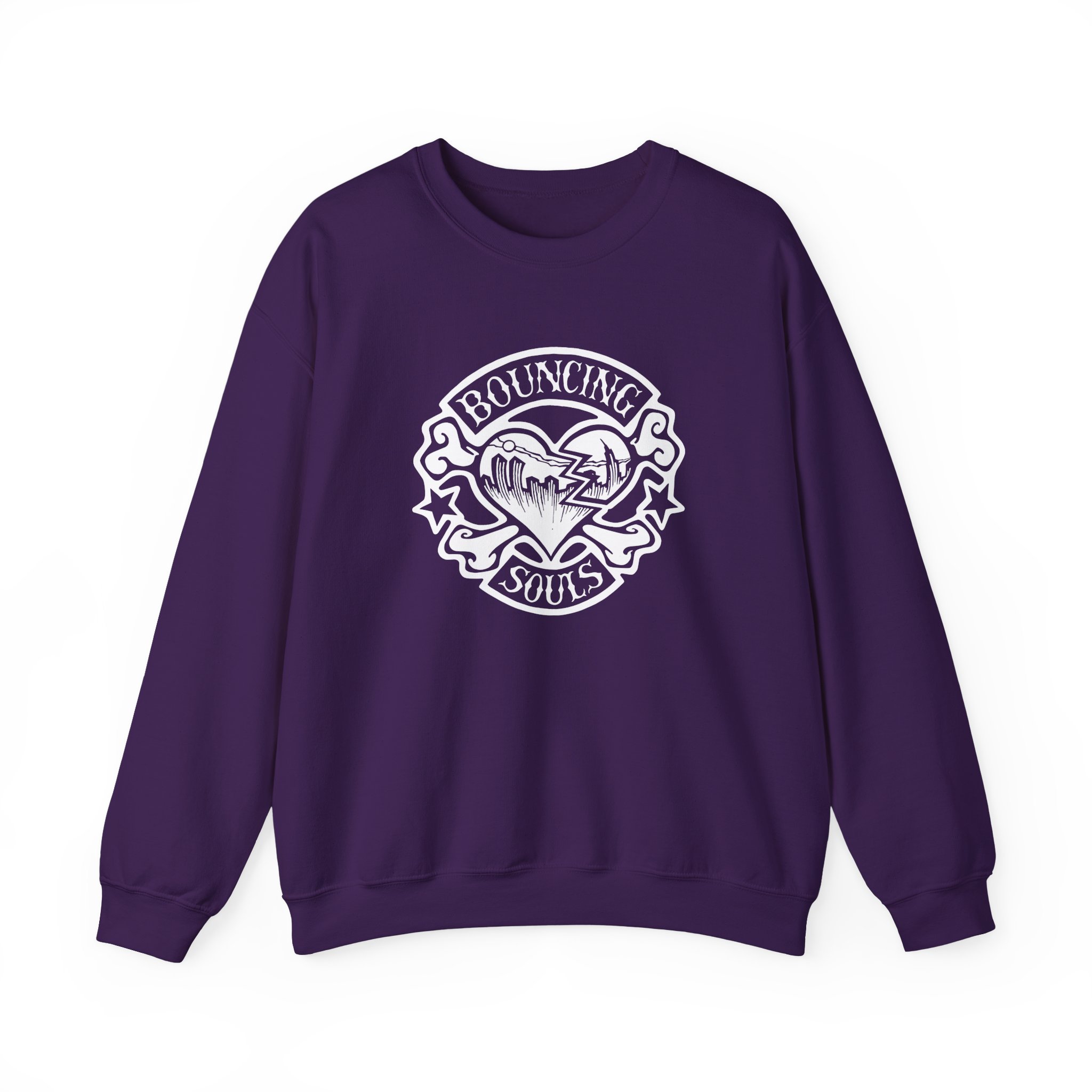 Cold Cuts the Bouncing Souls Rocker Heart Unisex Heavy Blend™ Crewneck Sweatshirt - Image 23