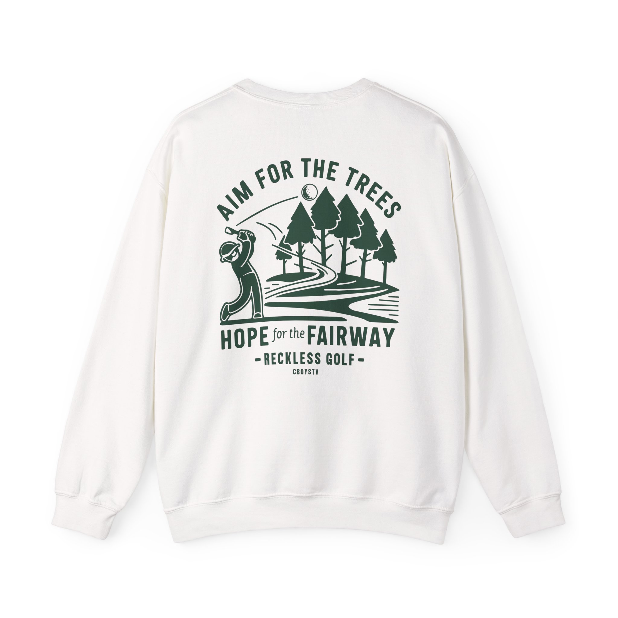 Cboystv Fairway Unisex Heavy Blend™ Crewneck Sweatshirt - Image 2