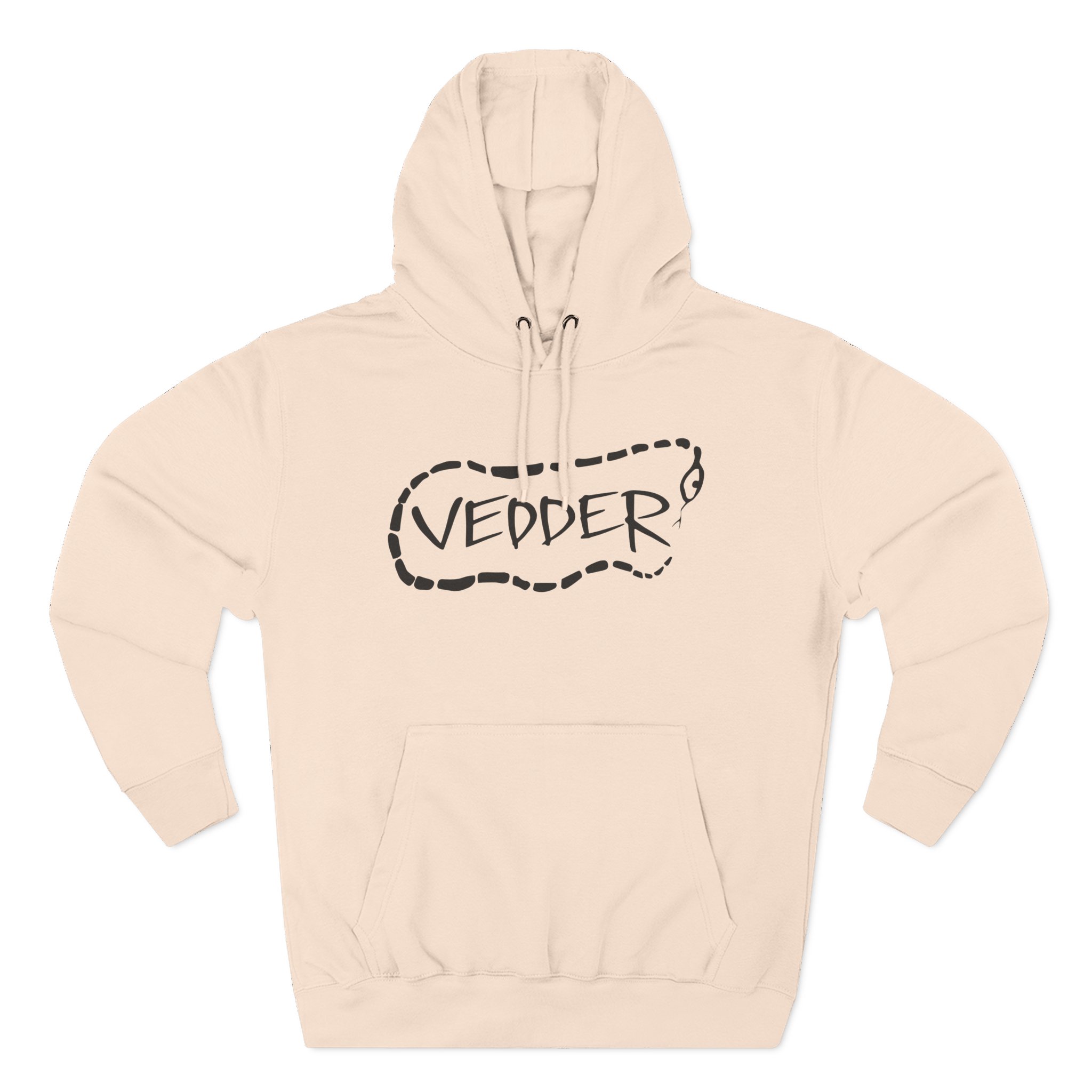 Eddie Vedder Stencil Snake Three-Panel Fleece Hoodie - Image 5