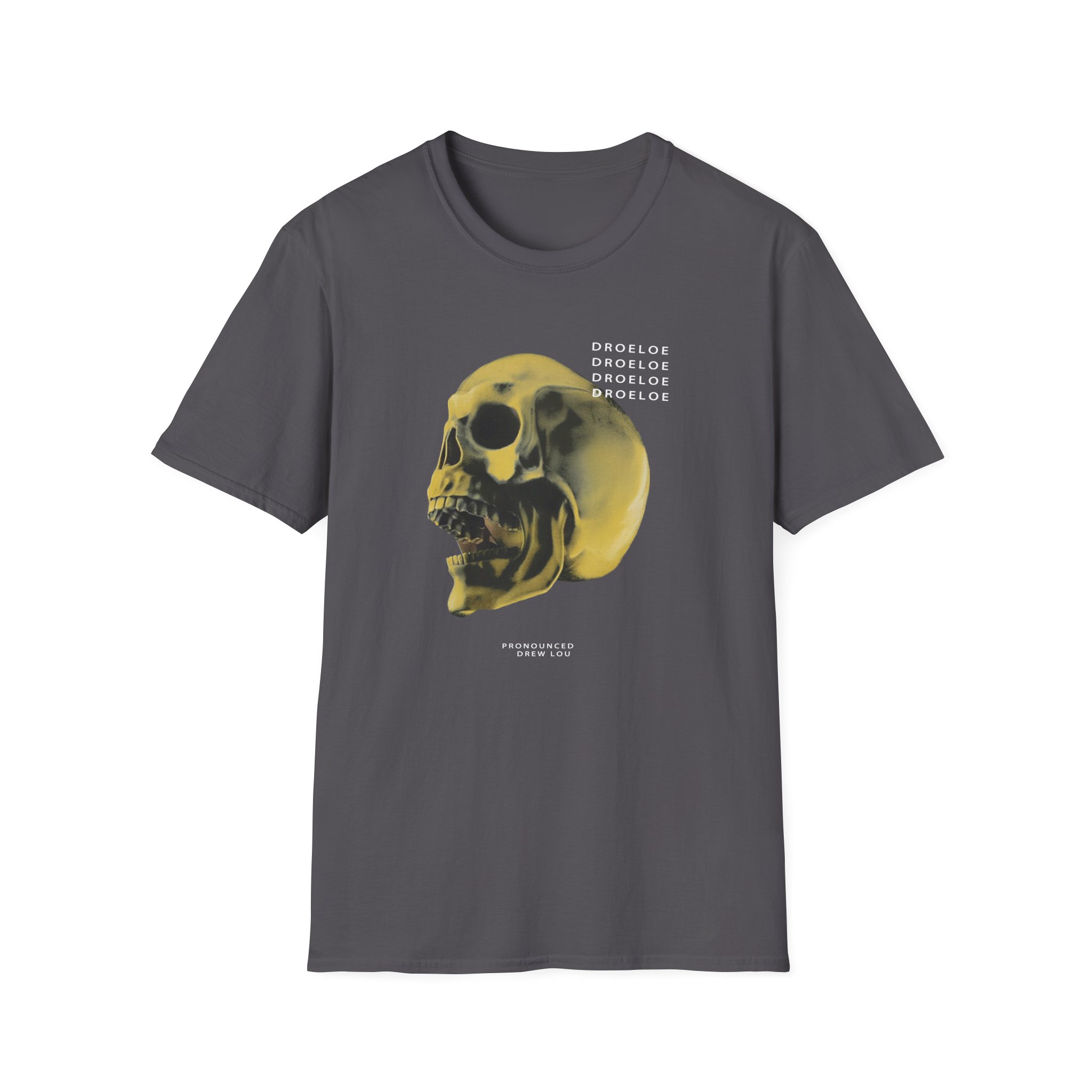 Deadbeats Gold Skull Unisex Softstyle T-Shirt - Image 15
