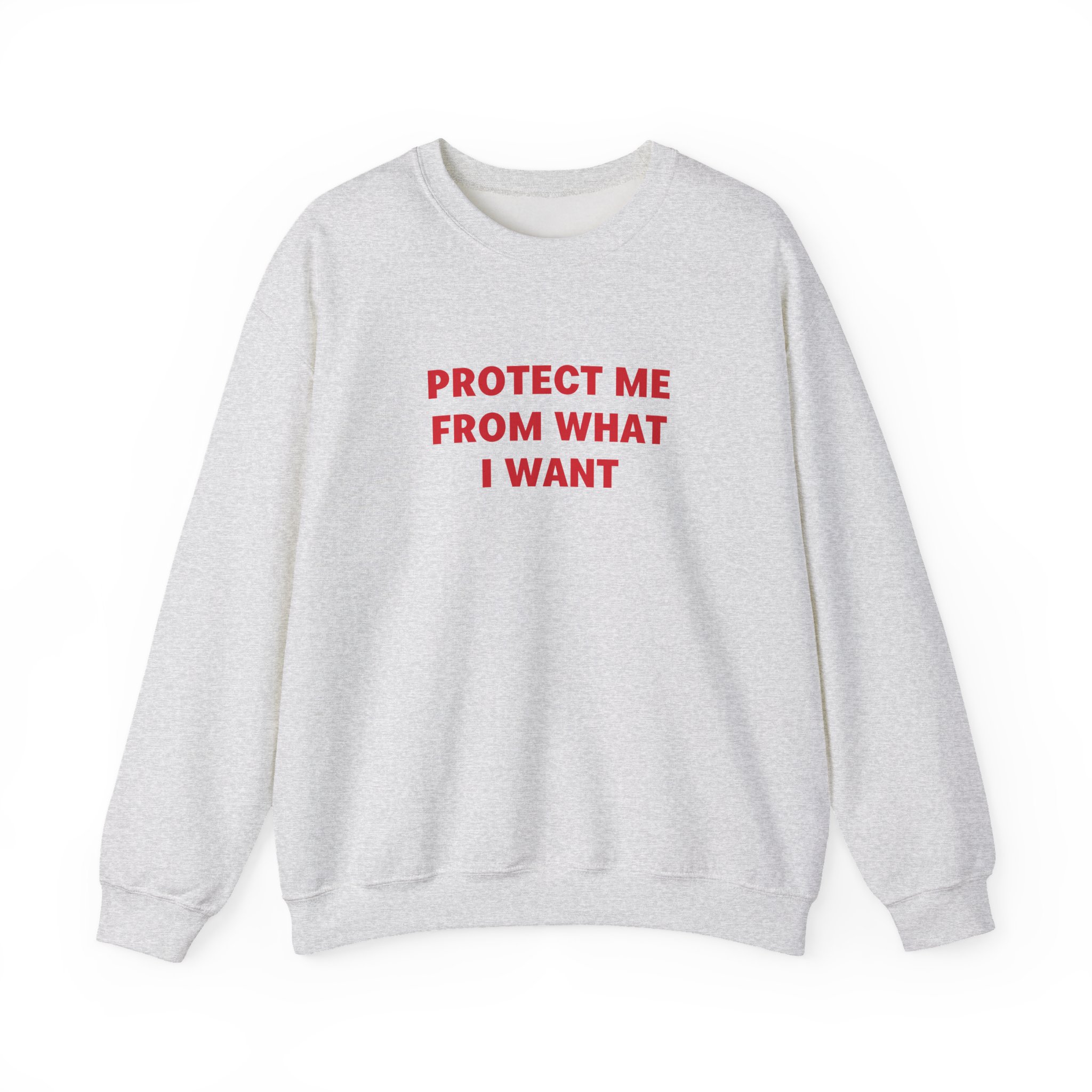 Jenny Holzer Protect Me From What I Want Unisex Heavy Blend™ Crewneck Sweatshirt - Image 5