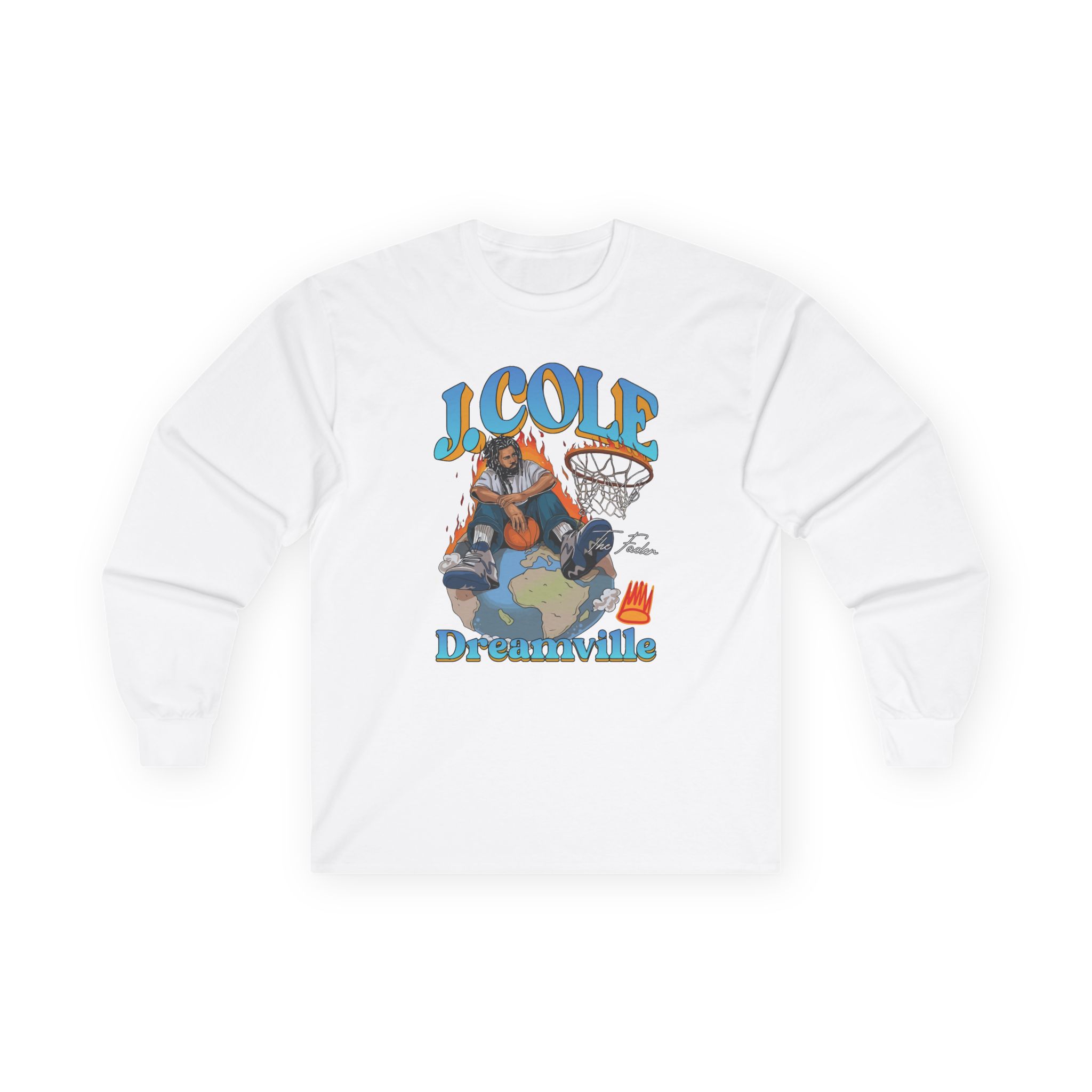 J Cole "Dreamville World" Unisex Ultra Cotton Long Sleeve Tee - Image 3