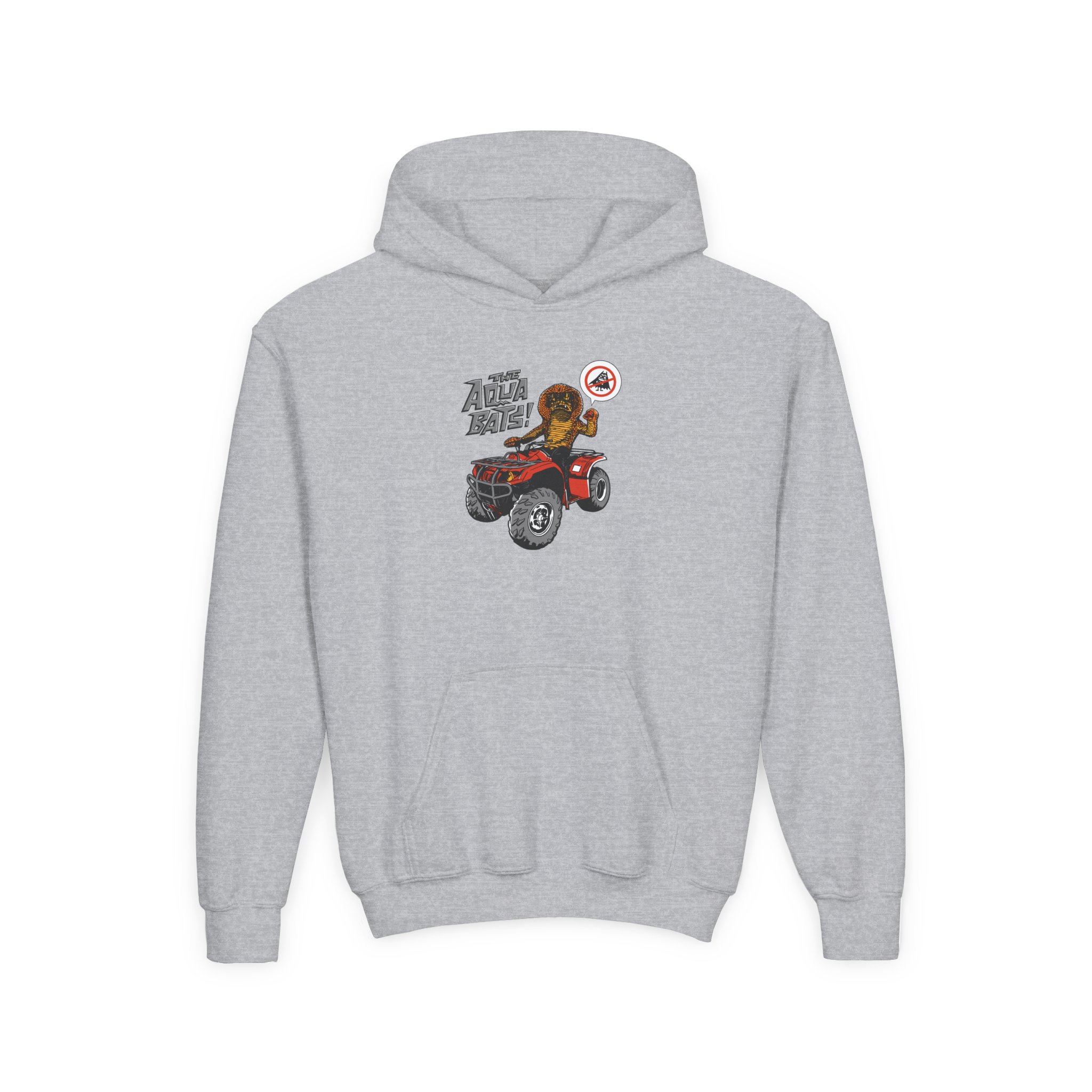 The Aquabats Cobra Man Youth Heavy Blend Hooded Sweatshirt - Image 5
