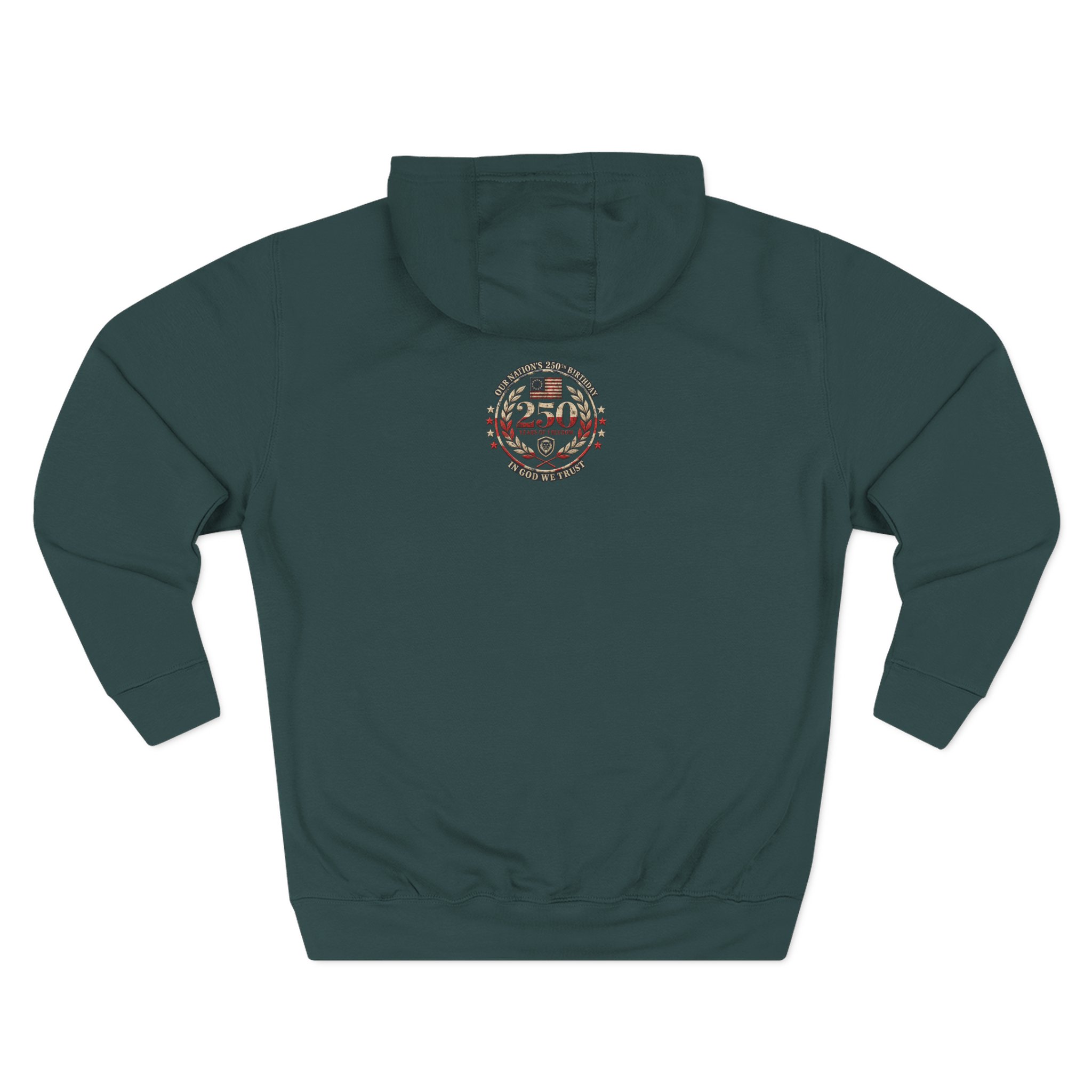 Valuetainment 250 Years No Kings Three-Panel Fleece Hoodie - Image 6