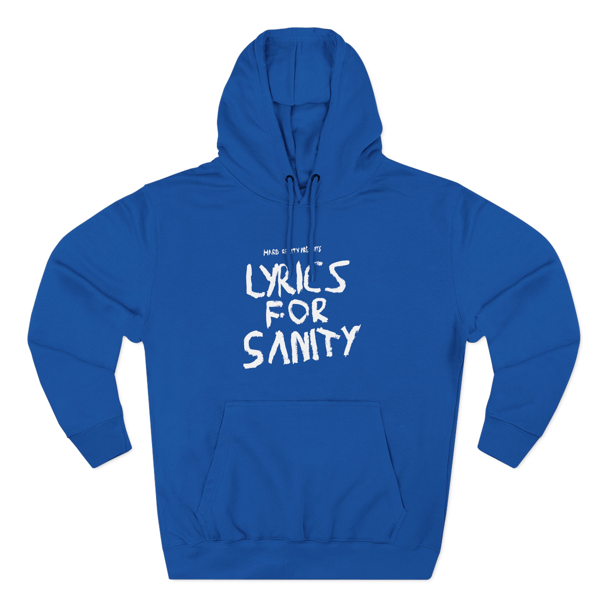 Songer Lyrics for Sanity Three-Panel Fleece Hoodie - Image 9