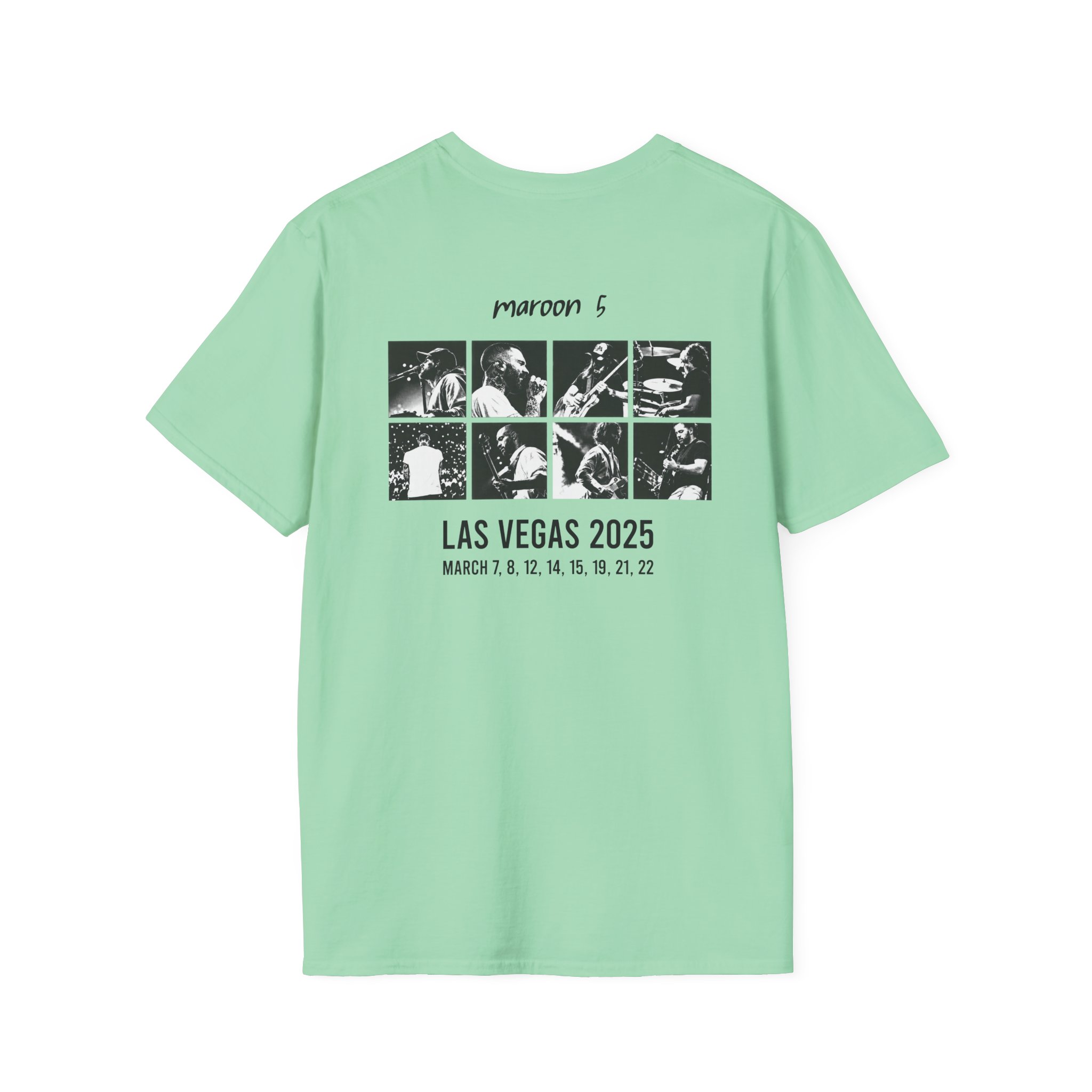 Adam Levine M5LV 2025 Grid Unisex Softstyle T-Shirt - Image 12