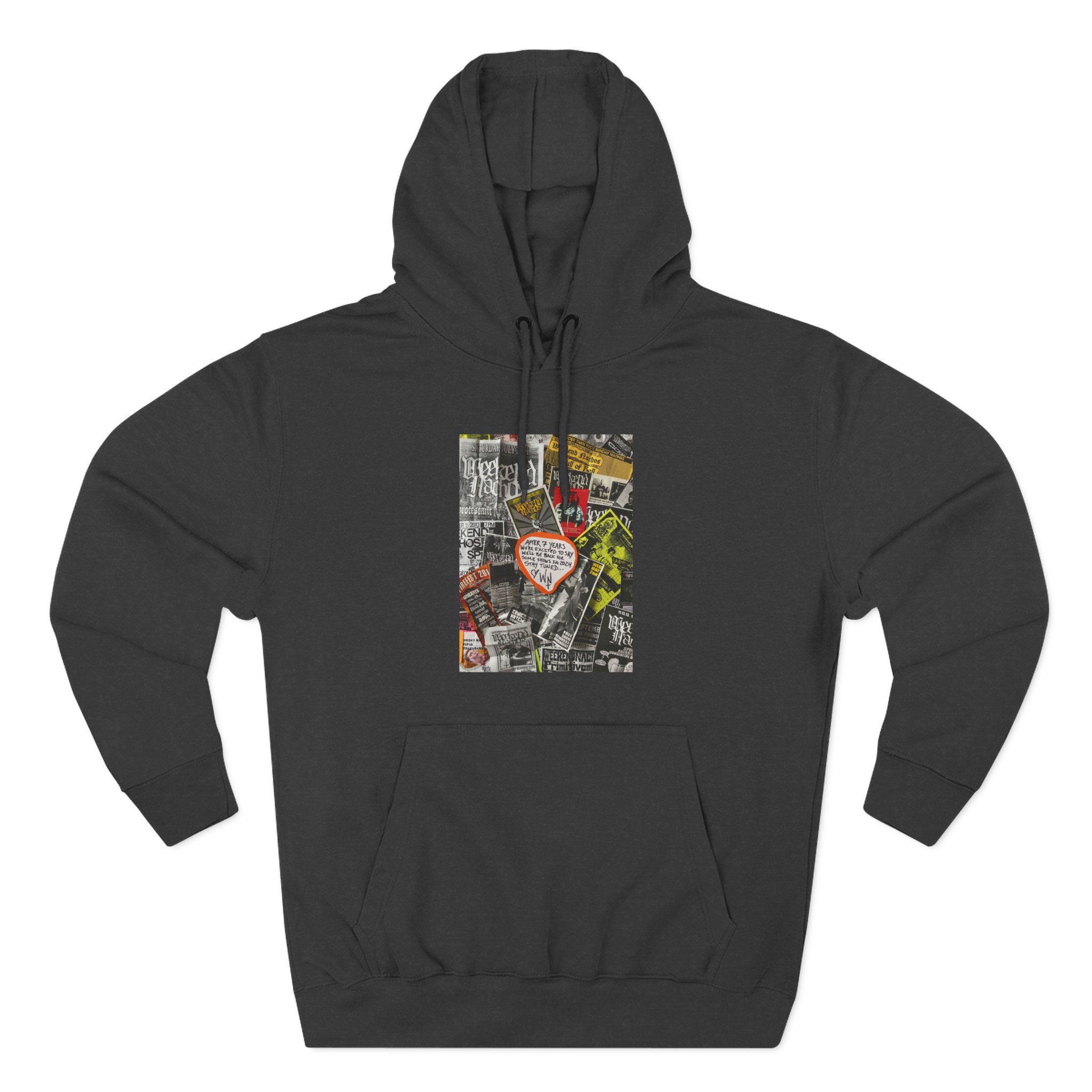 Weekend Nachos Three-Panel Fleece Hoodie - Image 3