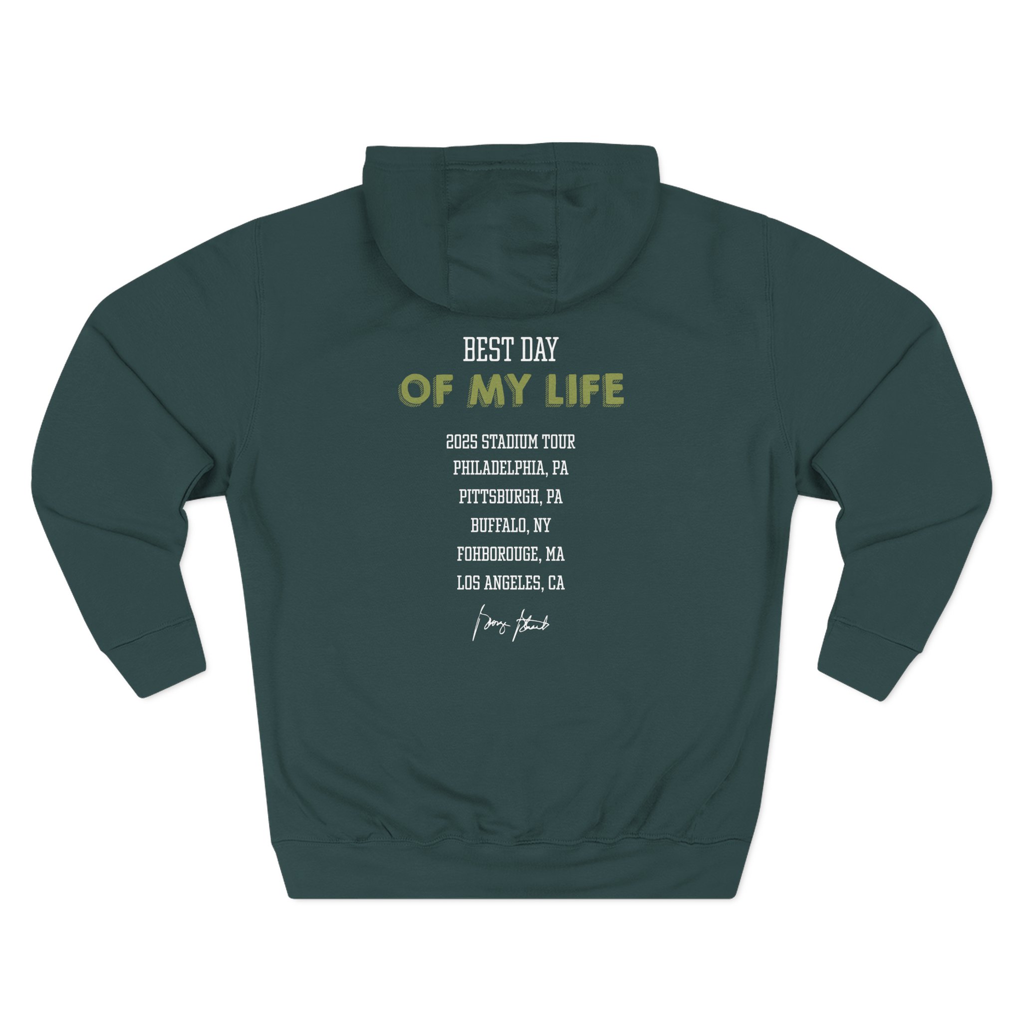 George Strait Best Day of My Life Three-Panel Fleece Hoodie - Image 6